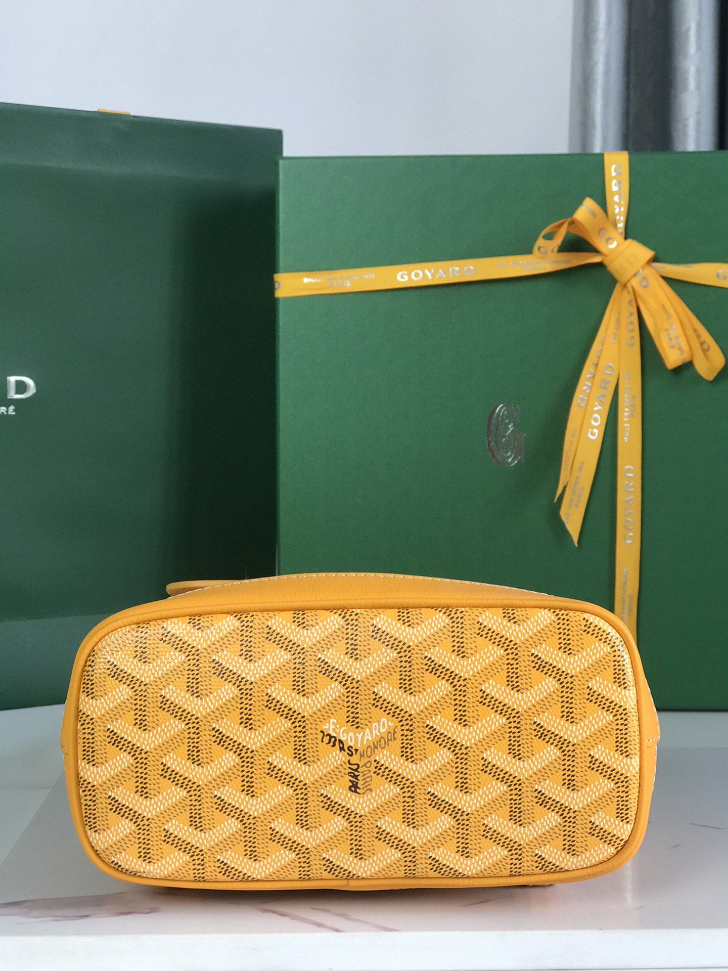 Goyard Goyardine Alpin Mini w/ Tags - Yellow Backpacks,