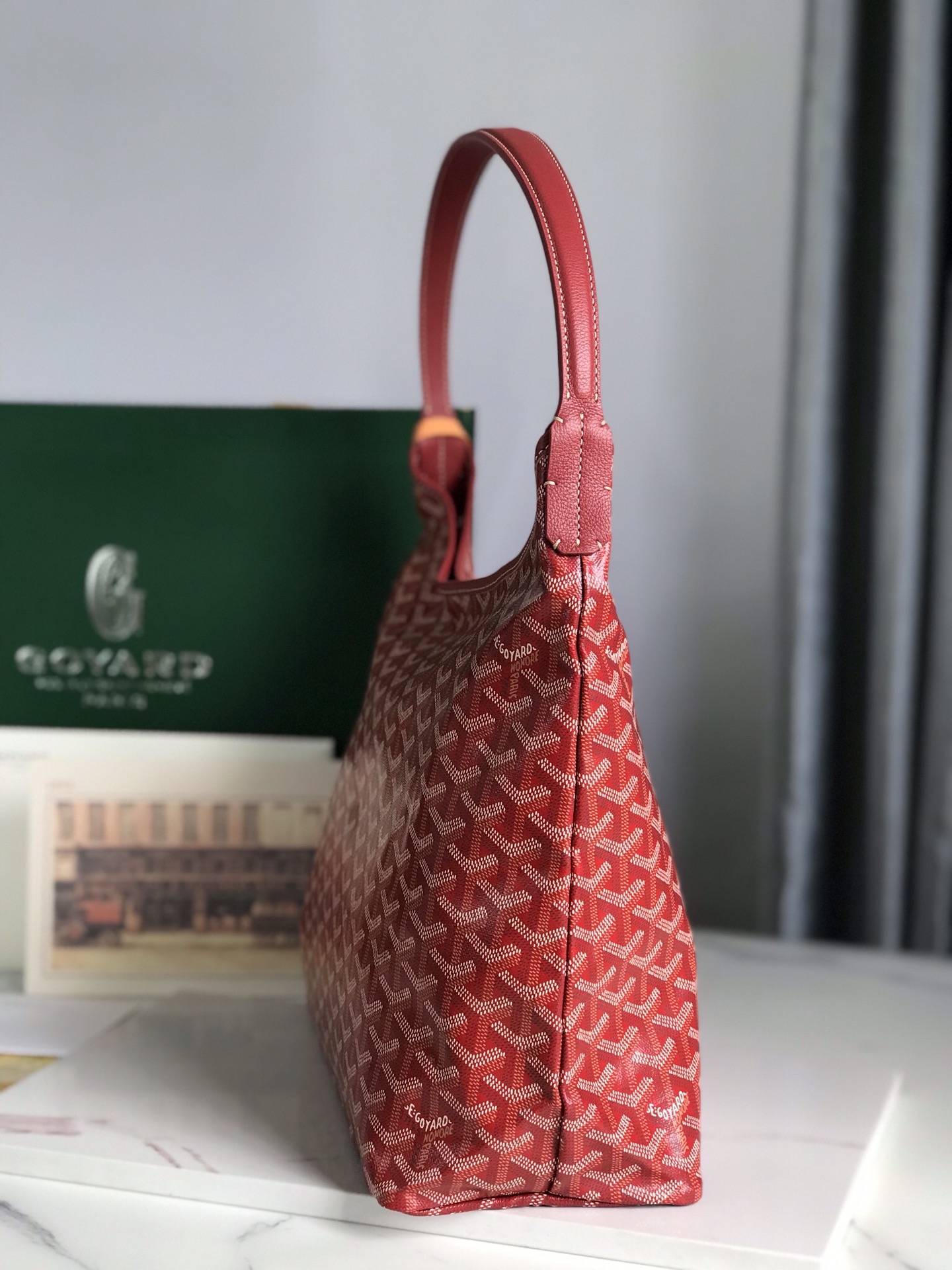 Goyard Bohème Hobo Bag Women's Tote red