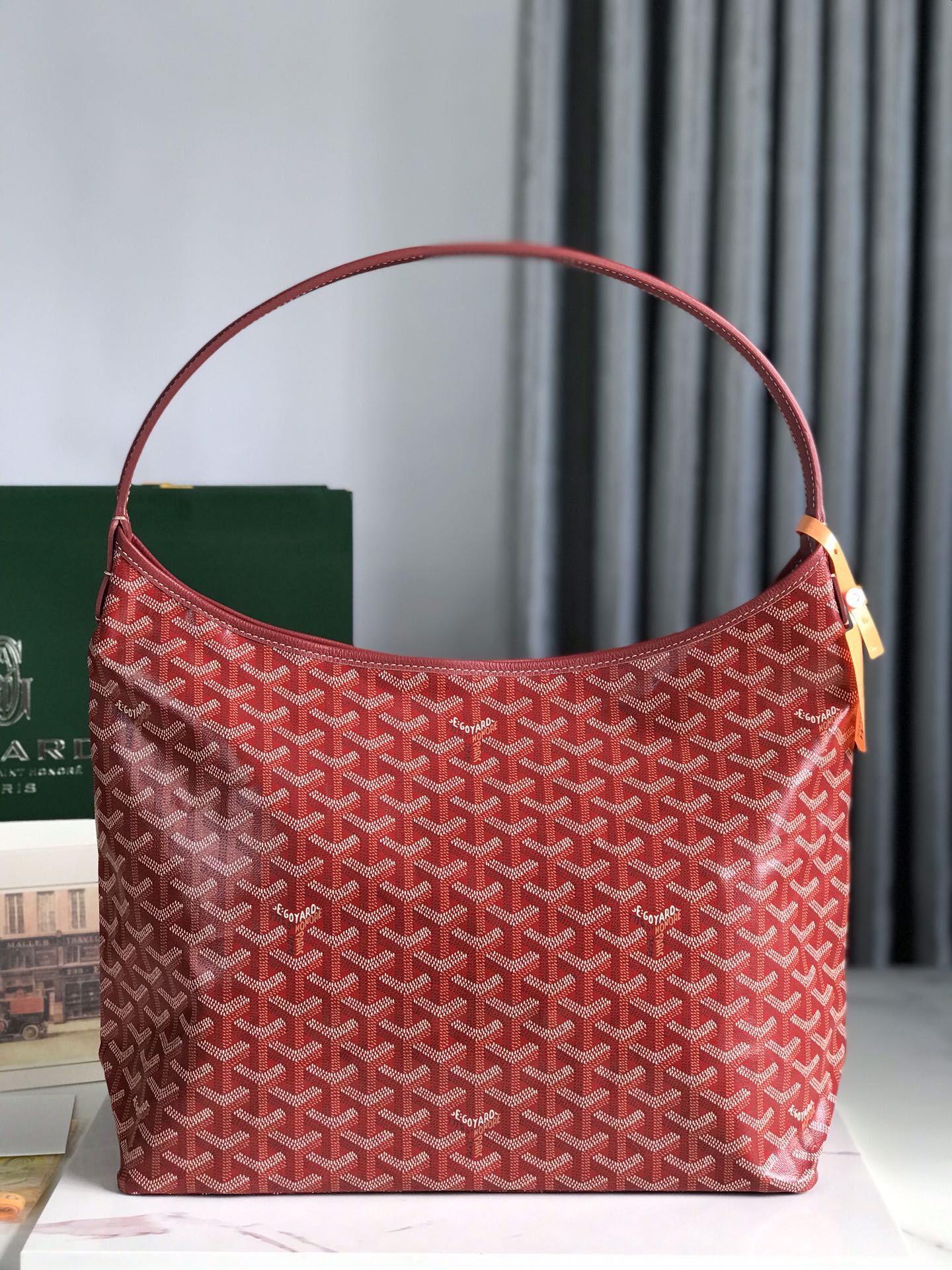 Goyard Bohème Hobo Bag Women's Tote red