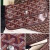 Goyard Bohème Hobo Bag Women's Tote Hobo Burgundy