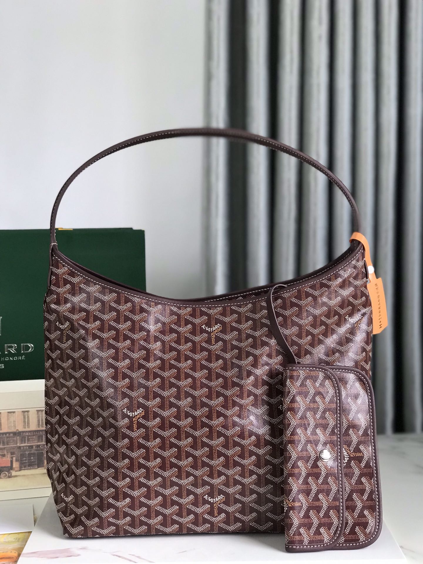 Goyard Bohème Hobo Bag Women’s Tote Hobo Burgundy