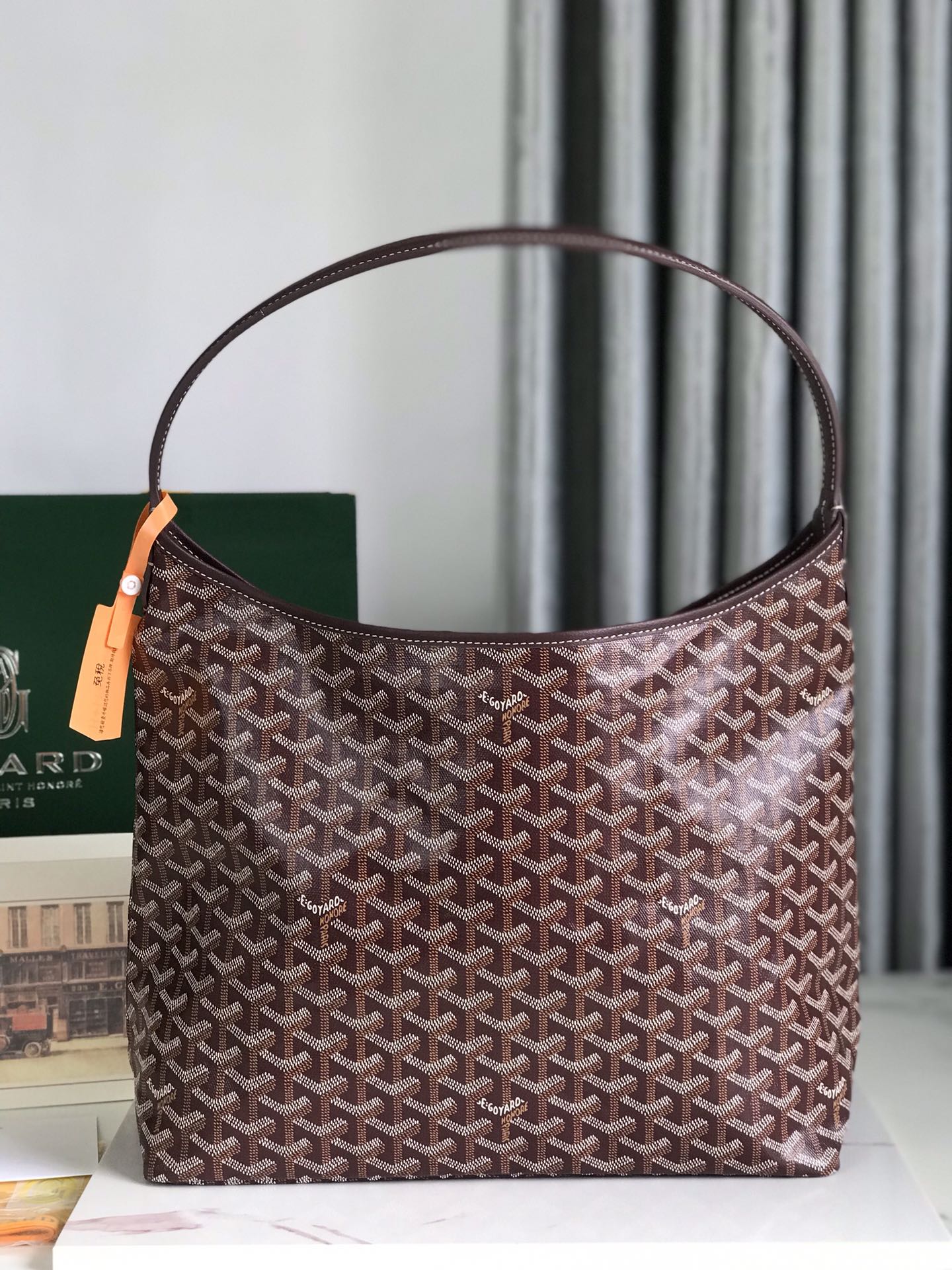Goyard Bohème Hobo Bag Women's Tote Hobo Burgundy