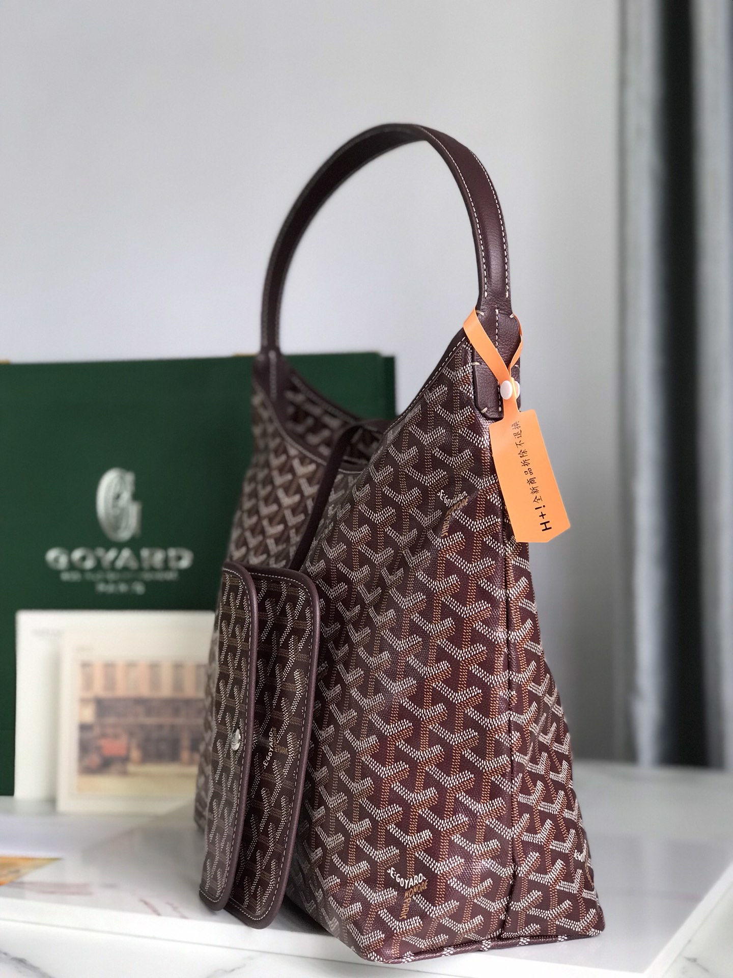 Goyard Bohème Hobo Bag Women's Tote Hobo Burgundy