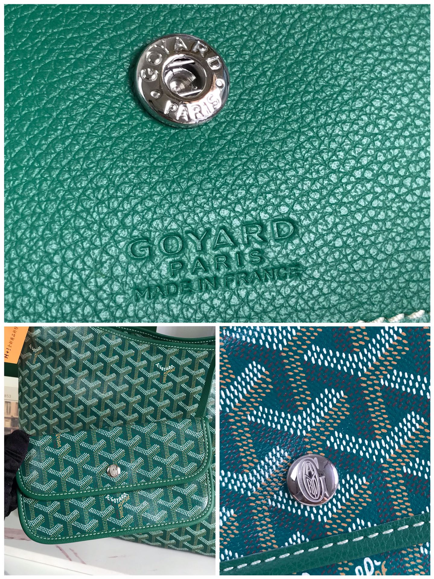 Goyard Bohème Hobo Bag Women's Totegreen