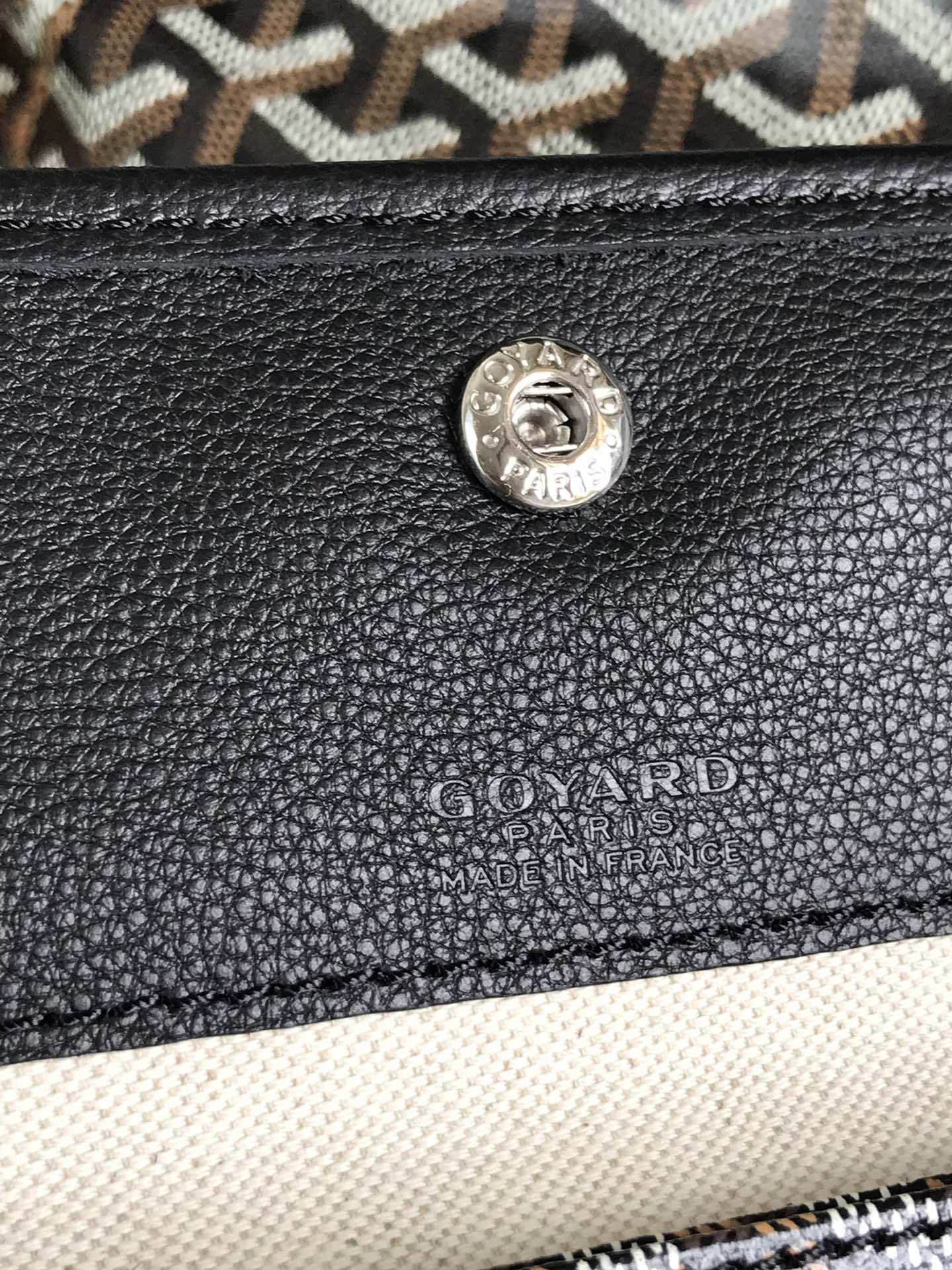 Goyard Bohème Hobo Bag Women's Tote Black gray