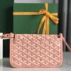 GOYARD Goyardine Plumet Wallet Clutch Pink 1277341