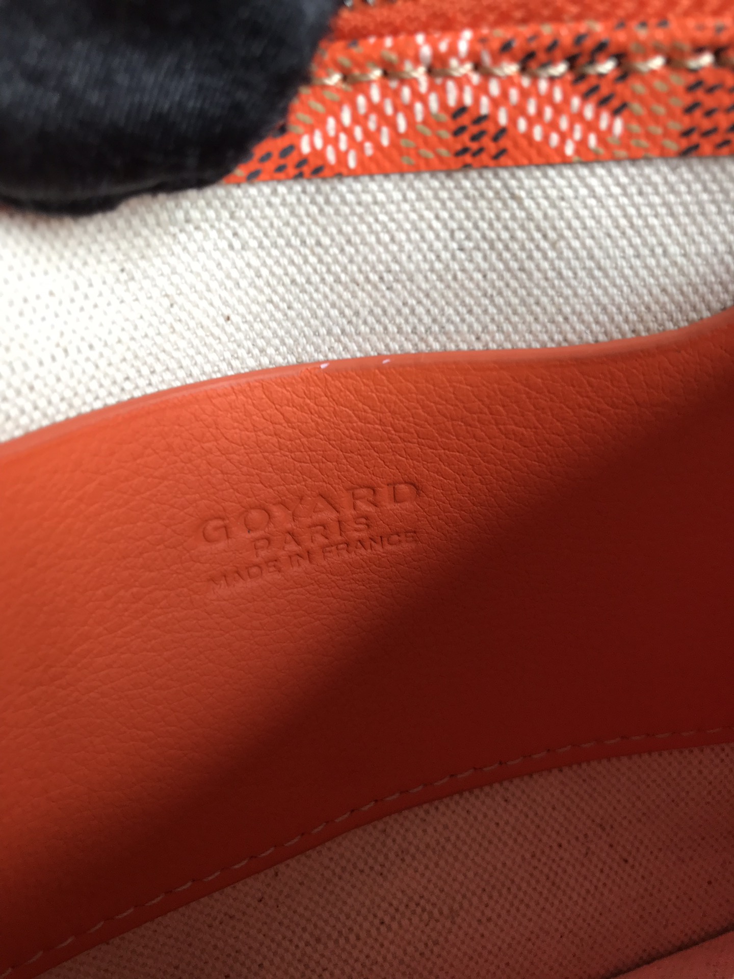 Goyard Plumet Pouch 'orange' Women's Bag