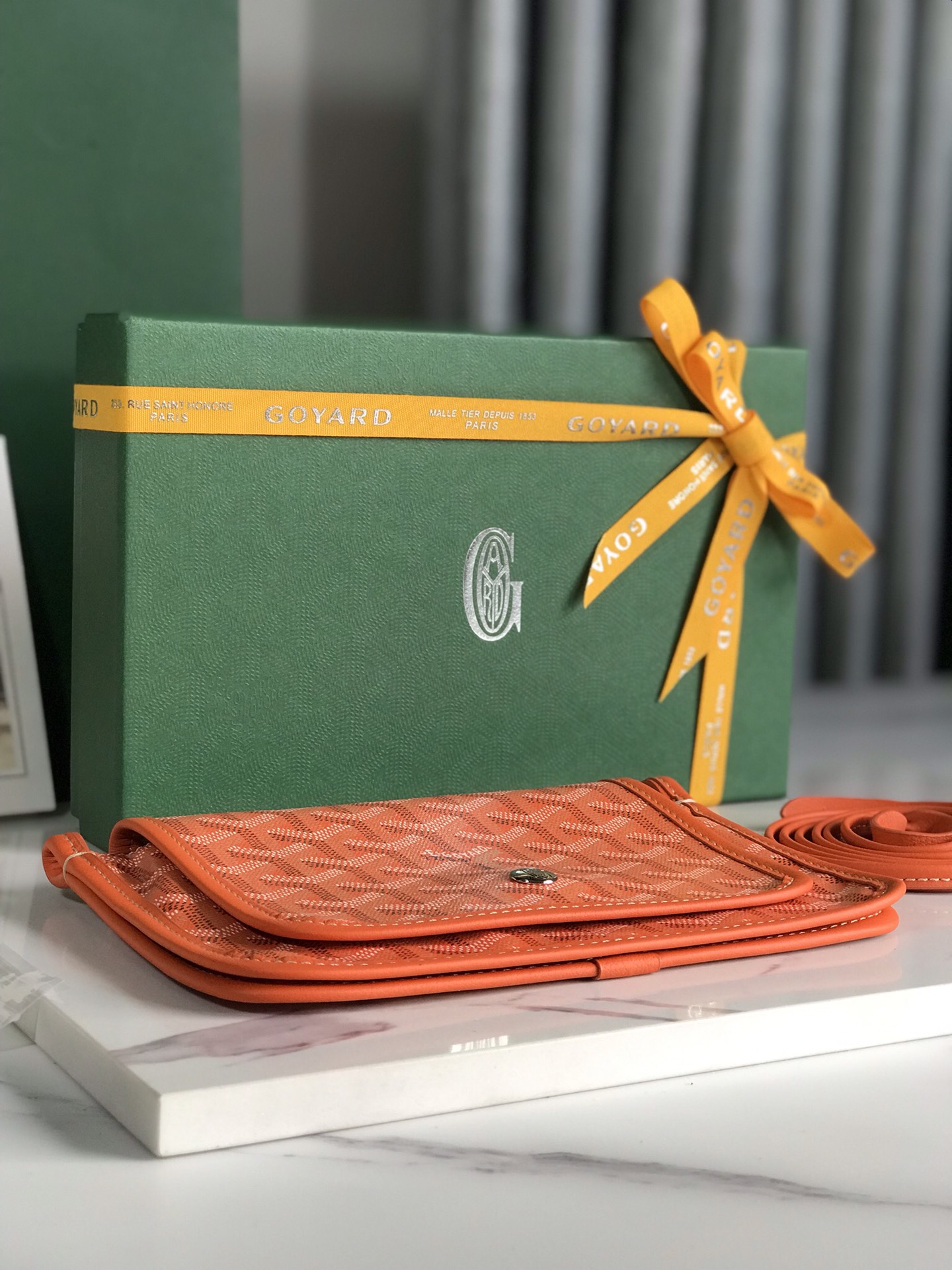 Goyard Plumet Pouch 'orange' Women's Bag