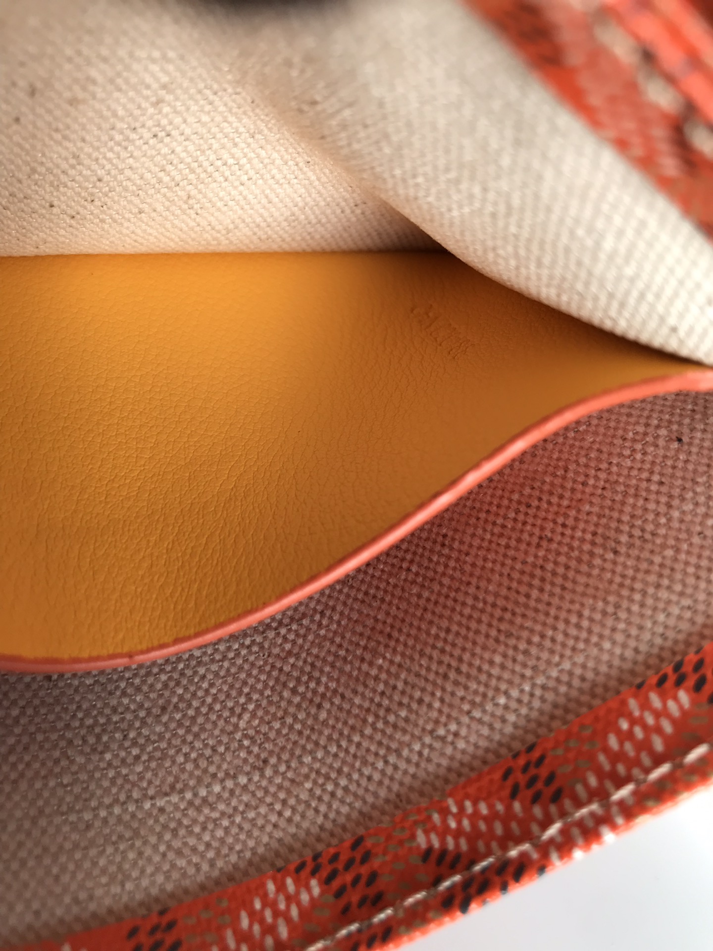 Goyard Plumet Pouch 'orange' Women's Bag