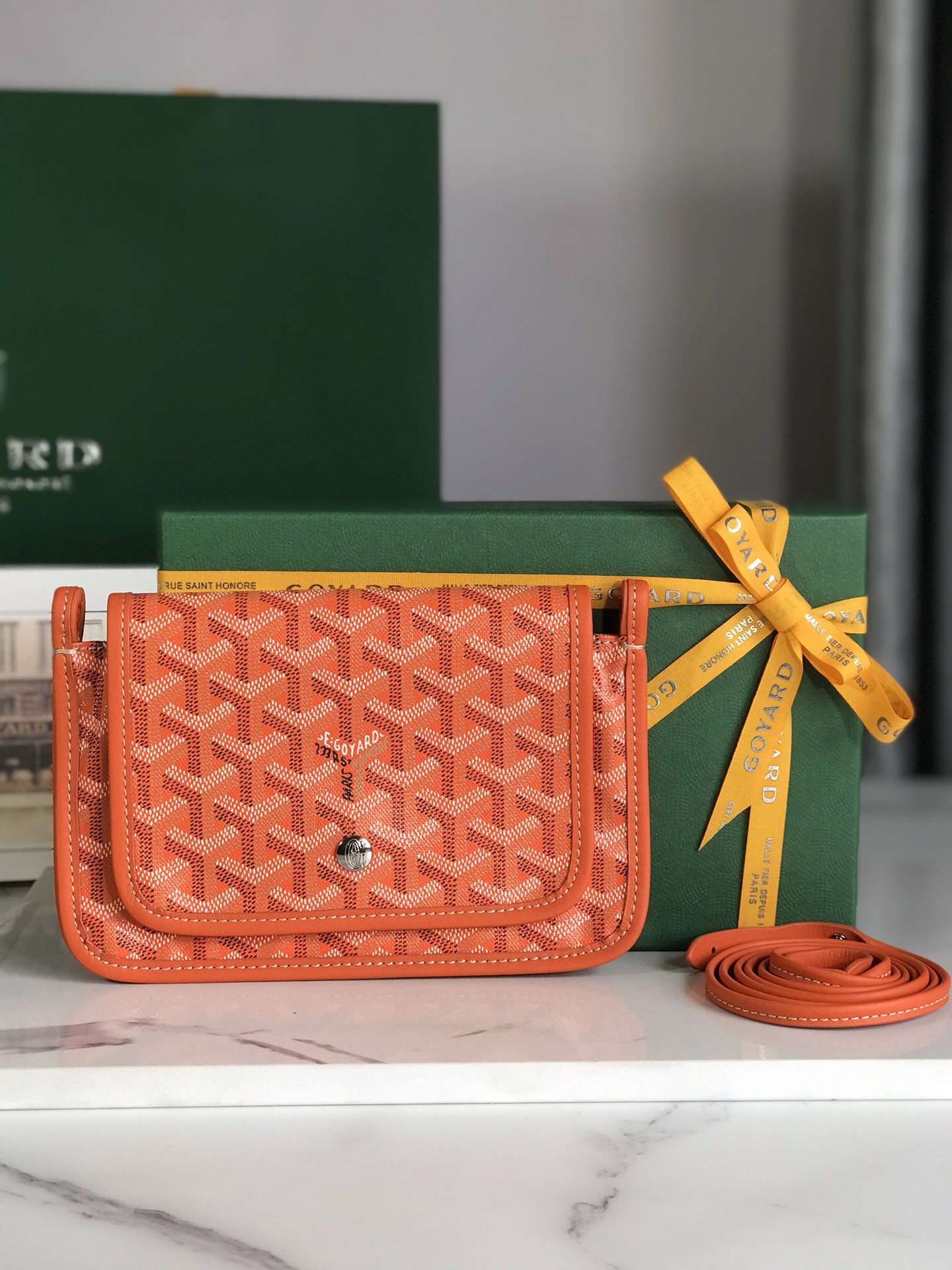 Goyard Plumet Pouch ‘orange’ Women’s Bag