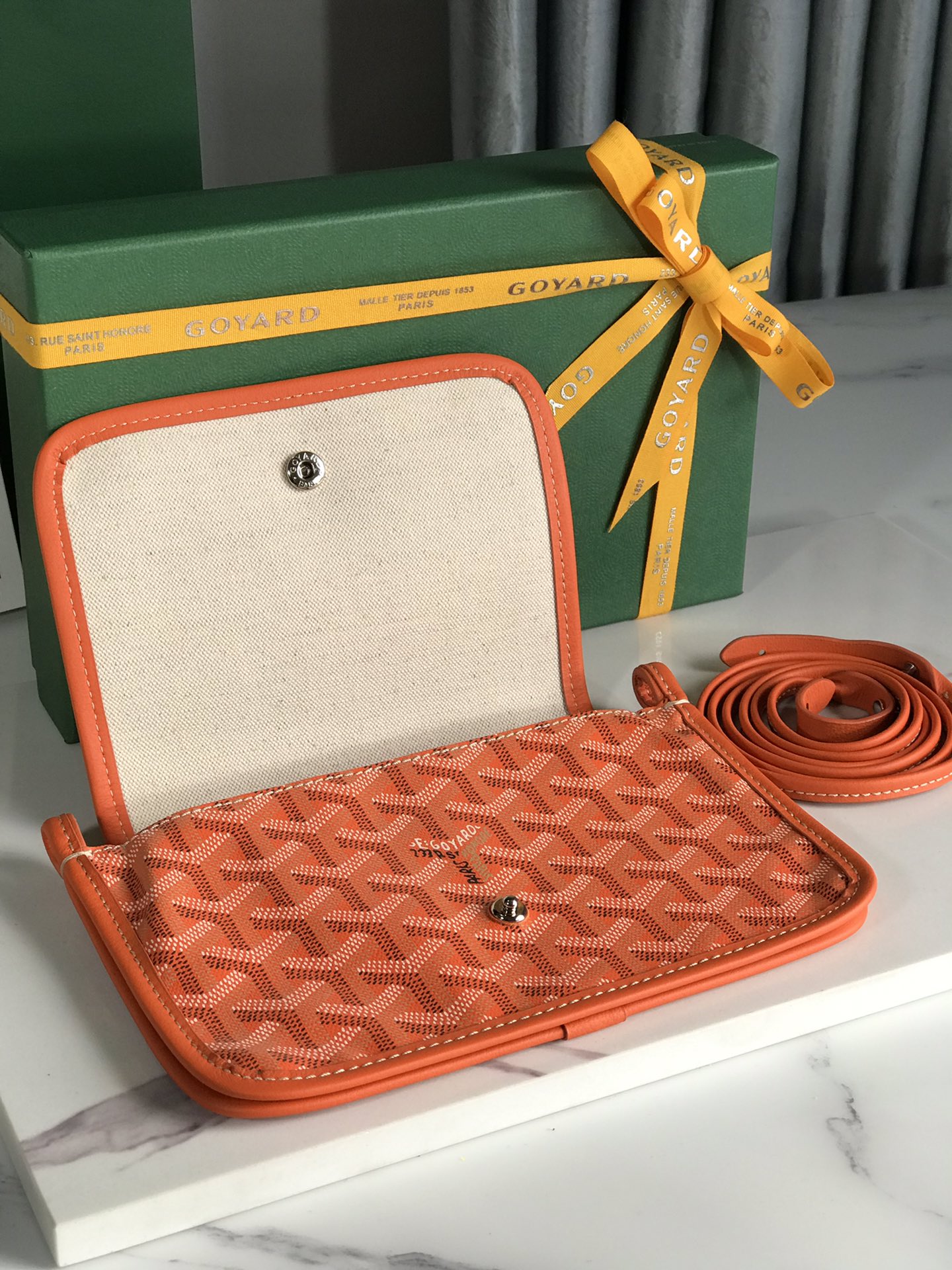 Goyard Plumet Pouch 'orange' Women's Bag