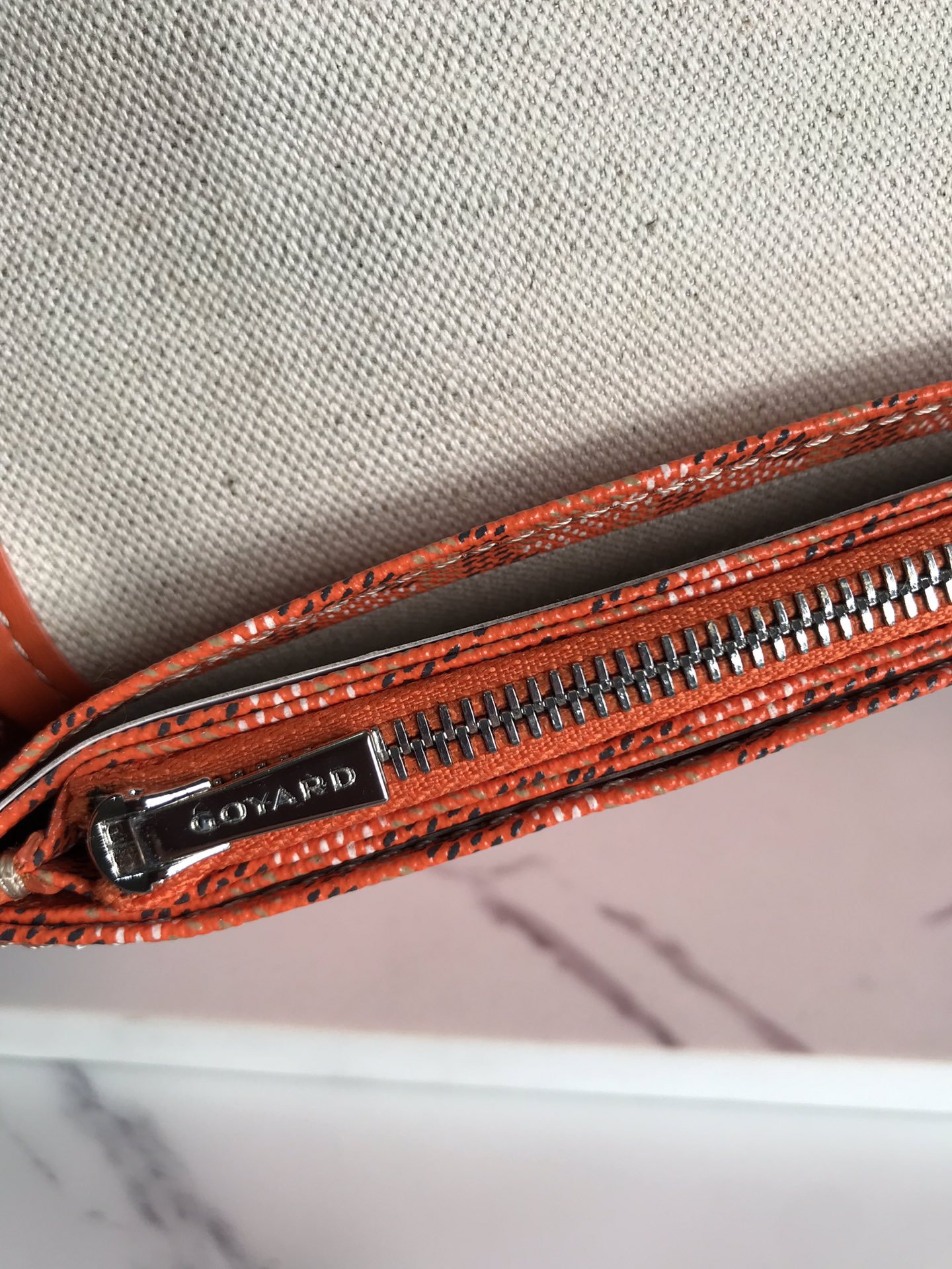 Goyard Plumet Pouch 'orange' Women's Bag