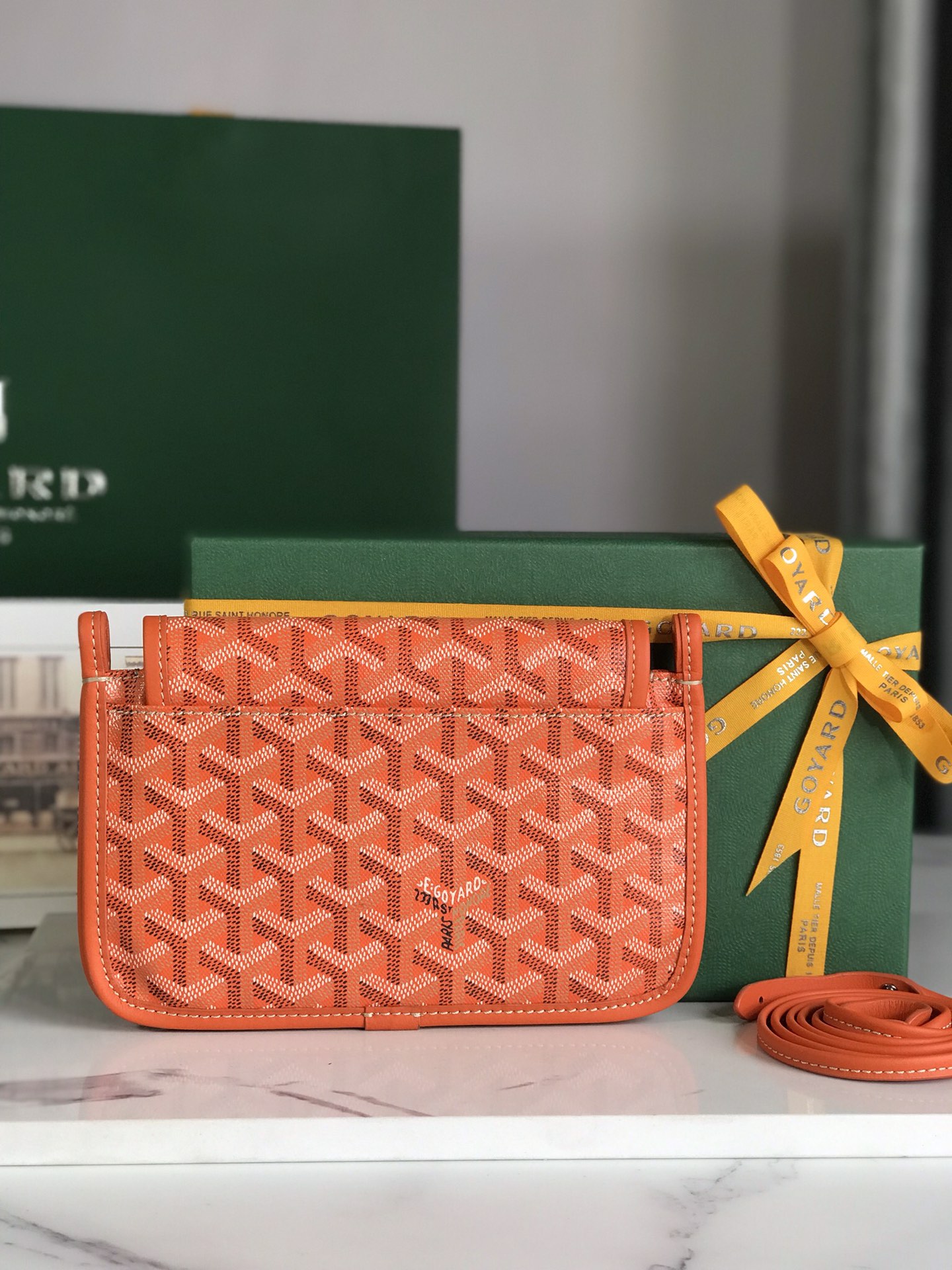 Goyard Plumet Pouch 'orange' Women's Bag