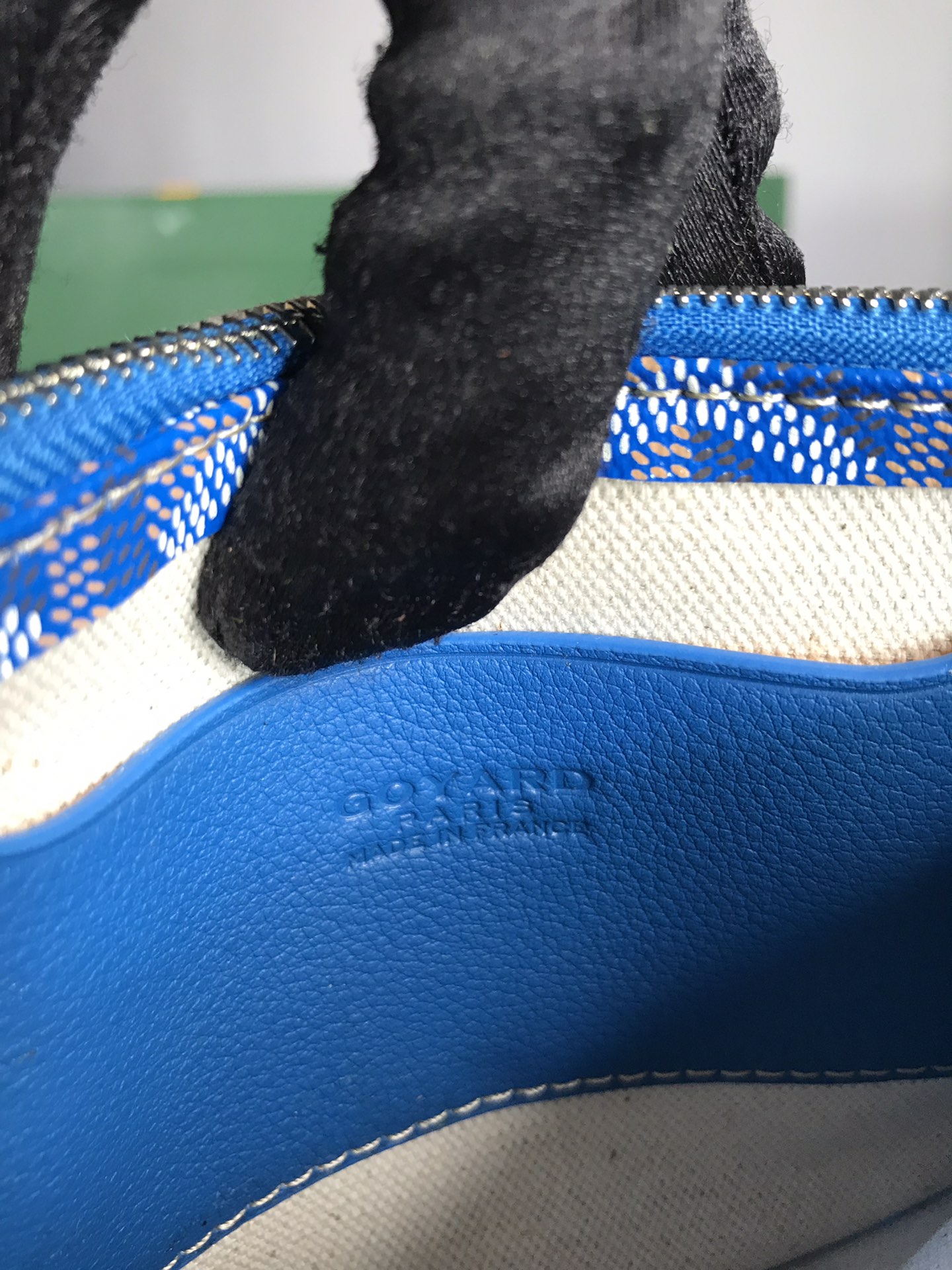 Goyard Plumet Pouch 'Blue' Women's Bag