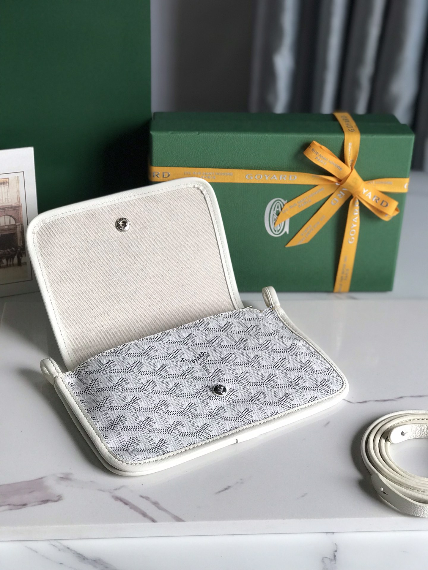 Goyard Plumet Pouch 'white' Women's Bag