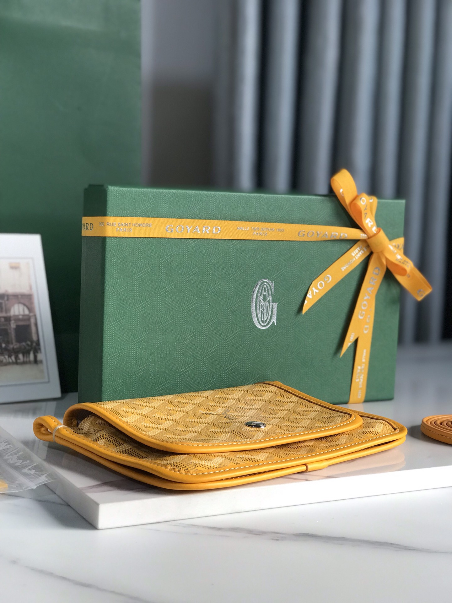 Goyard Plumet Pouch 'yellow' Women's Bag