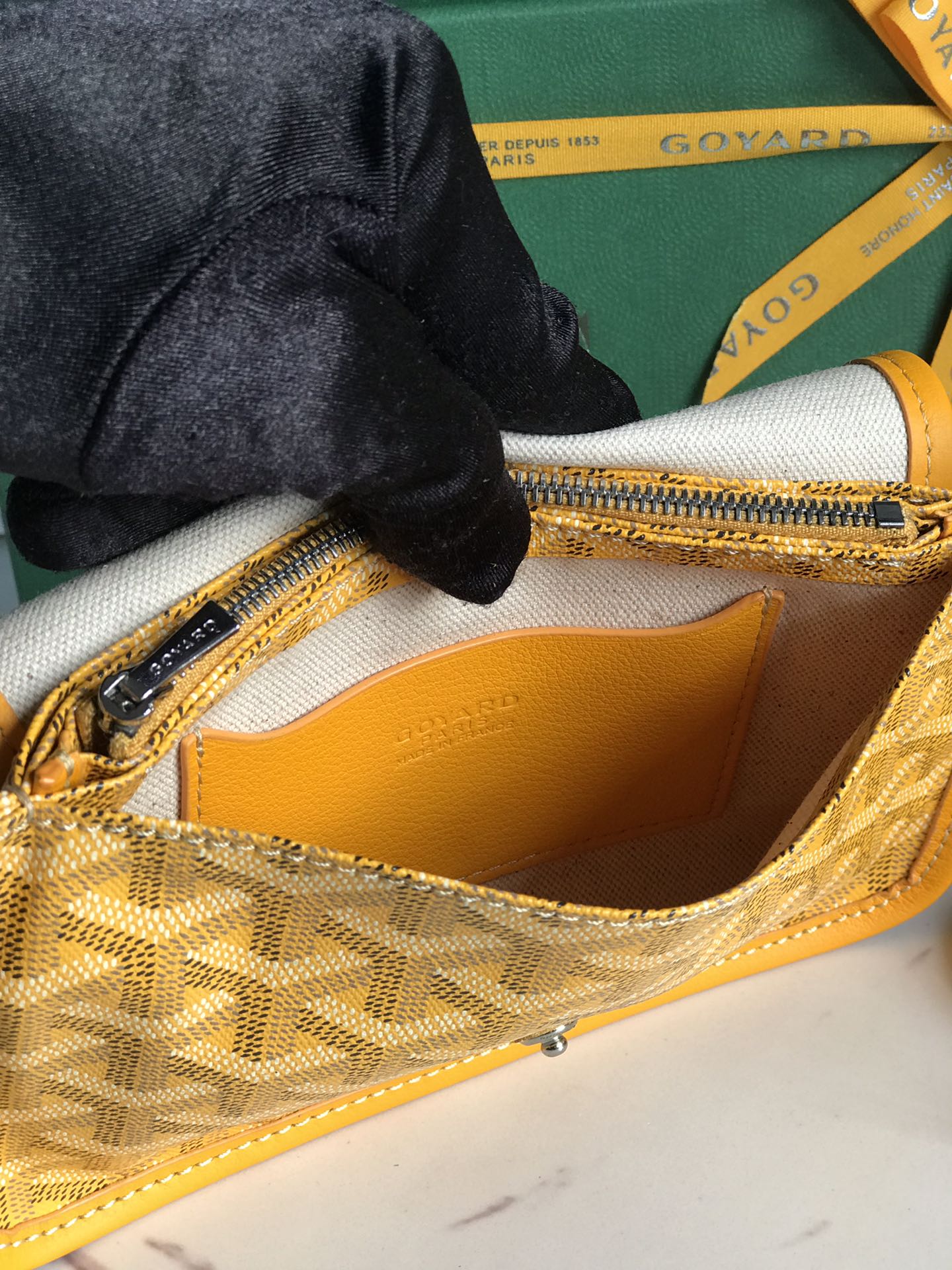 Goyard Plumet Pouch 'yellow' Women's Bag