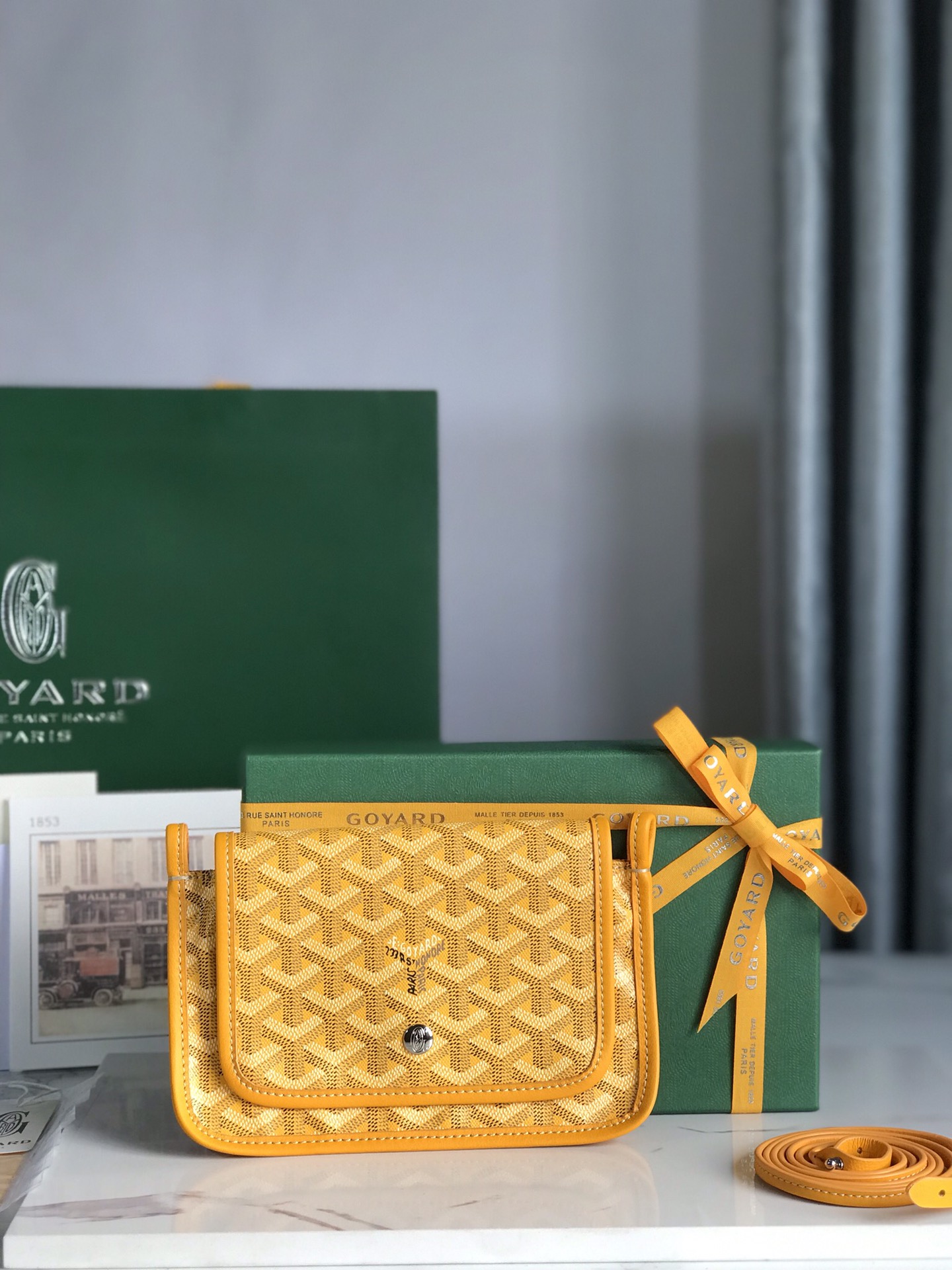 Goyard Plumet Pouch ‘yellow’ Women’s Bag