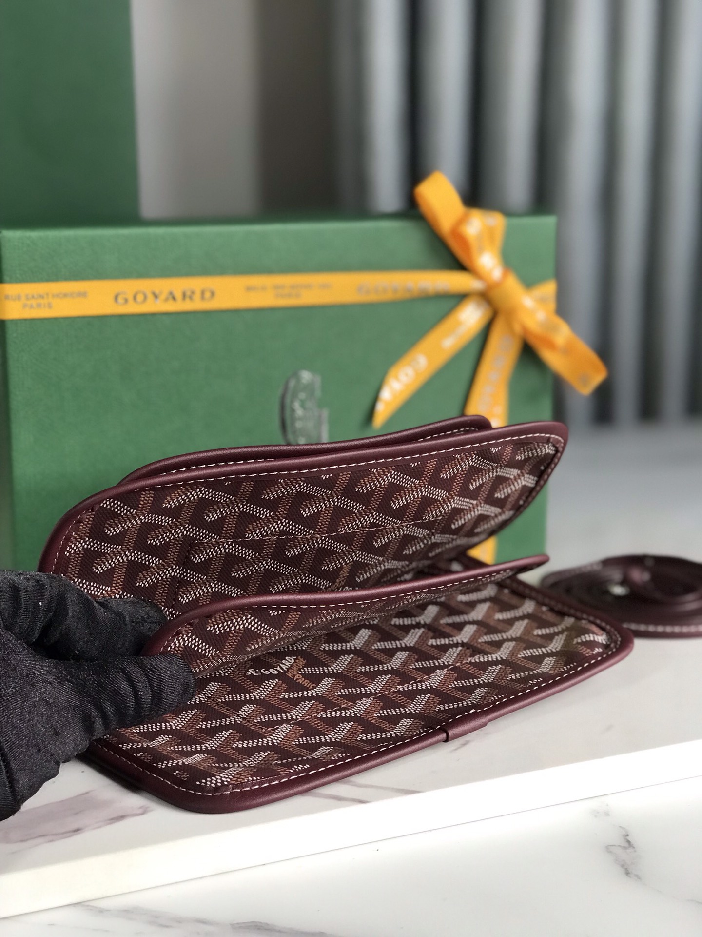 Goyard Plumet Pouch 'Brown' Women's Bag