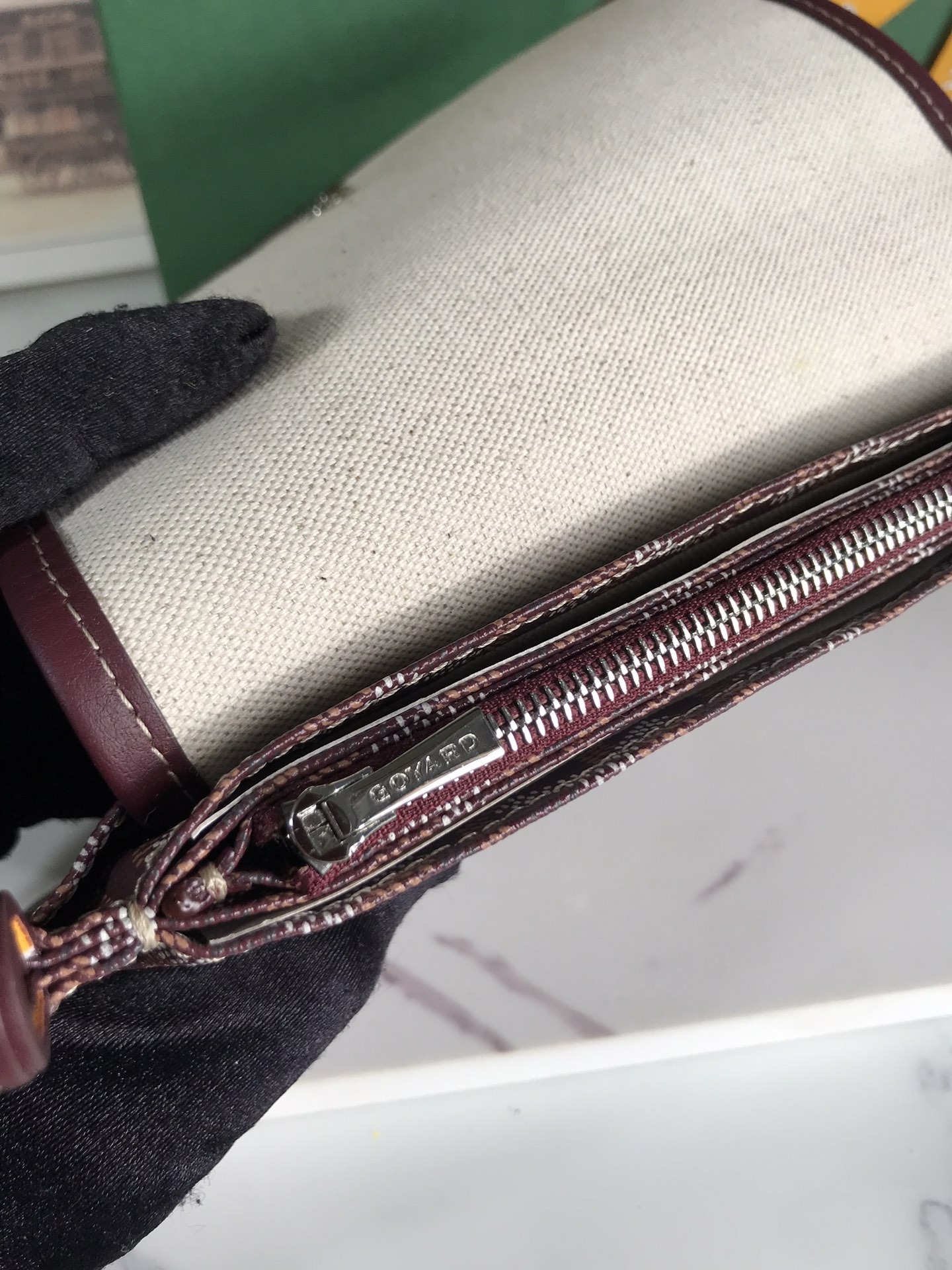 Goyard Plumet Pouch 'Brown' Women's Bag