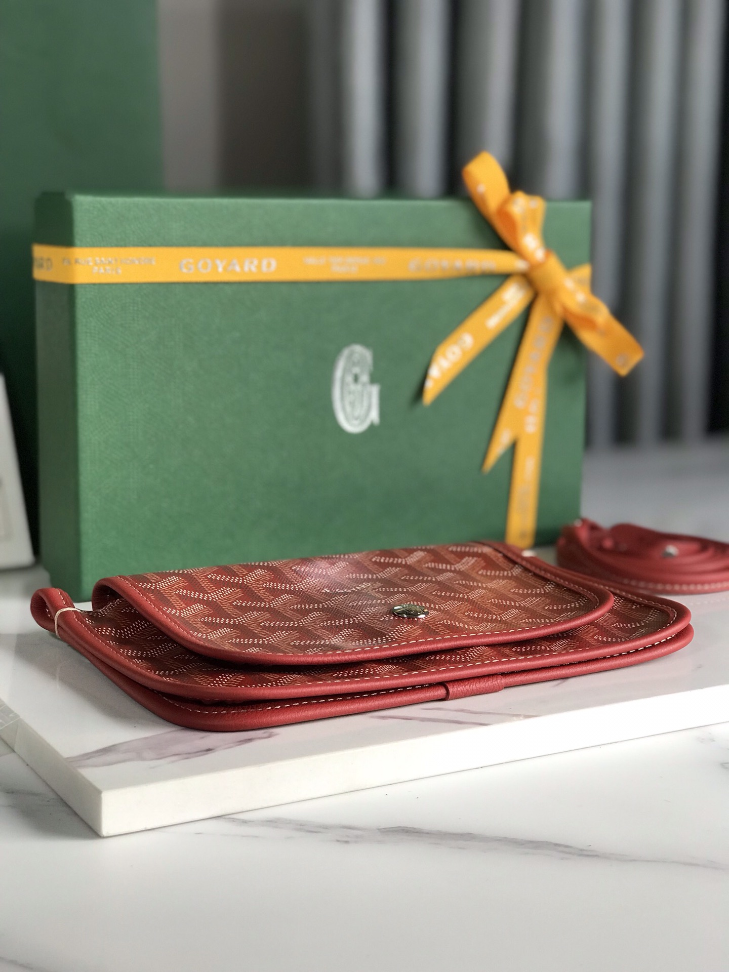 Goyard Plumet Pouch 'red' Women's Bag
