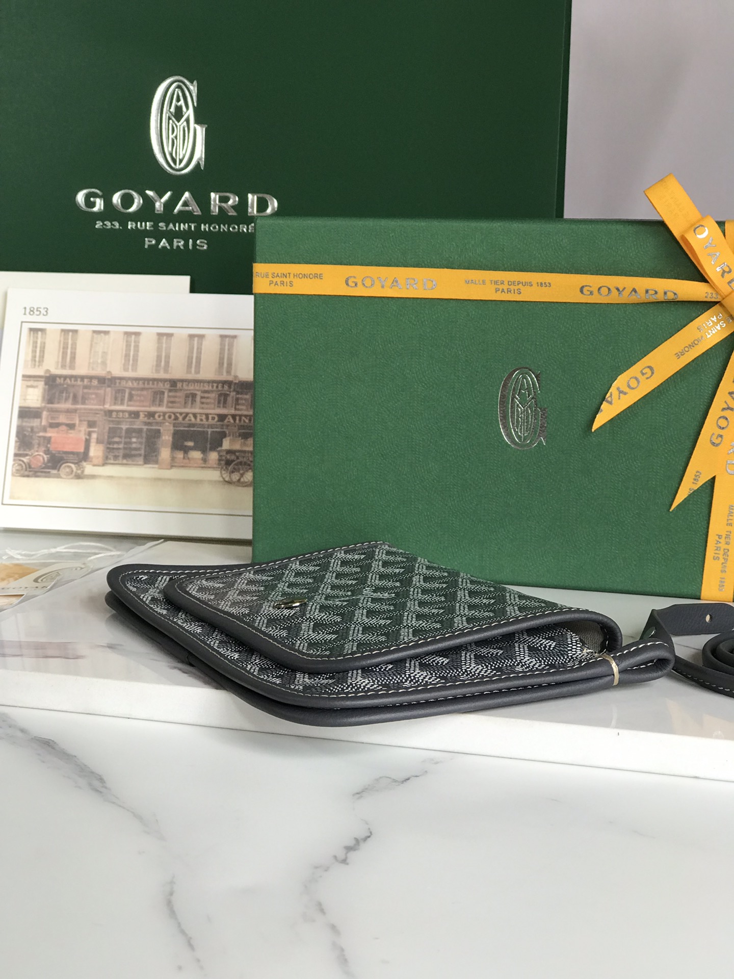 Goyard Plumet Pouch black Women's Bag