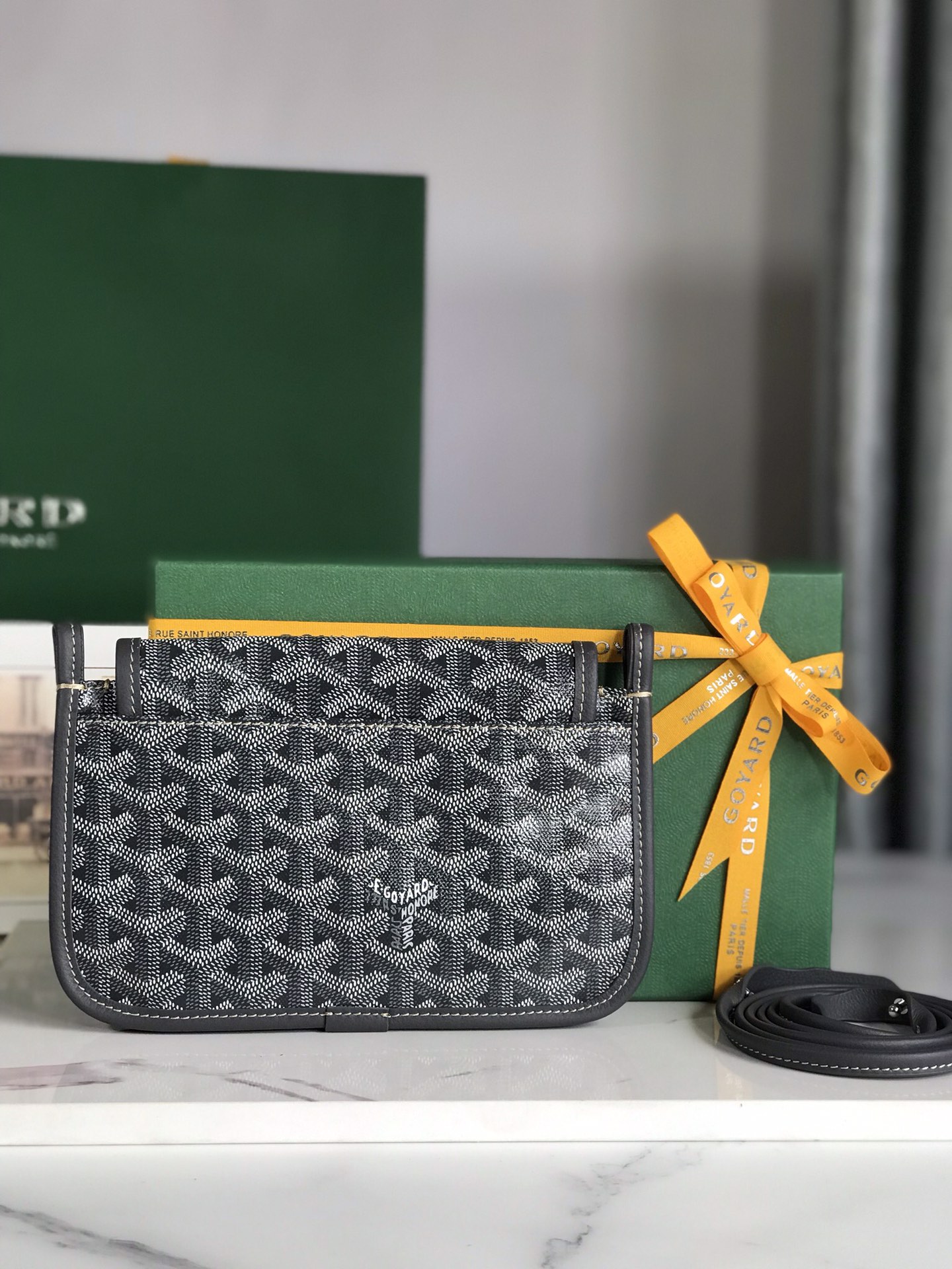 Goyard Plumet Pouch black Women's Bag