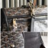 Goyard Saint Leger backpack with bulldog print canvas brown