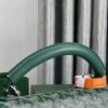 Goyard Saint Leger backpack with bulldog print canvas green