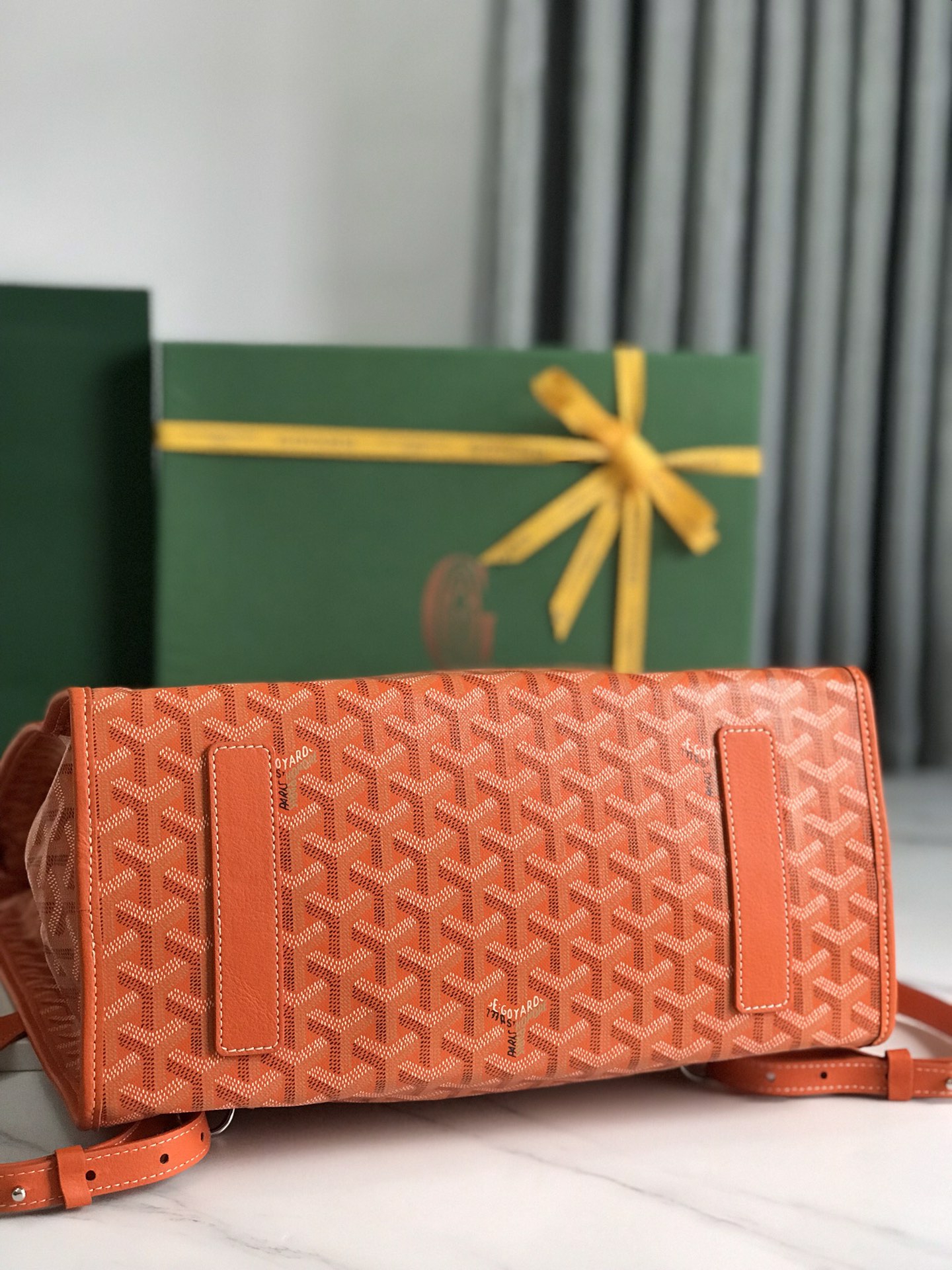 Goyard 2020 Goyardine Saint-Leger Backpack - Orange