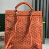 Goyard 2020 Goyardine Saint-Leger Backpack - Orange