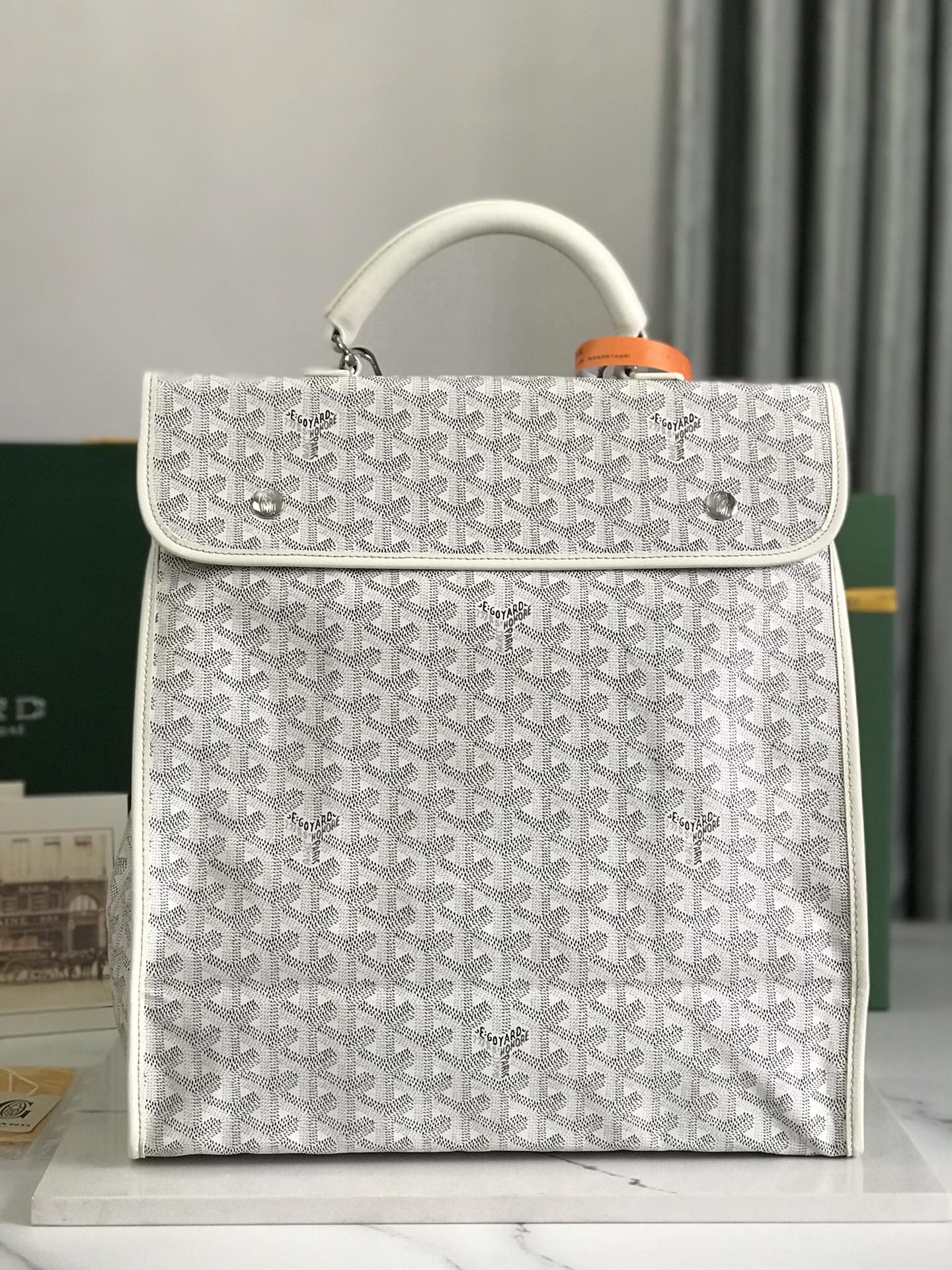 Goyard Goyardine Saint Leger – White Backpacks, Handbags –