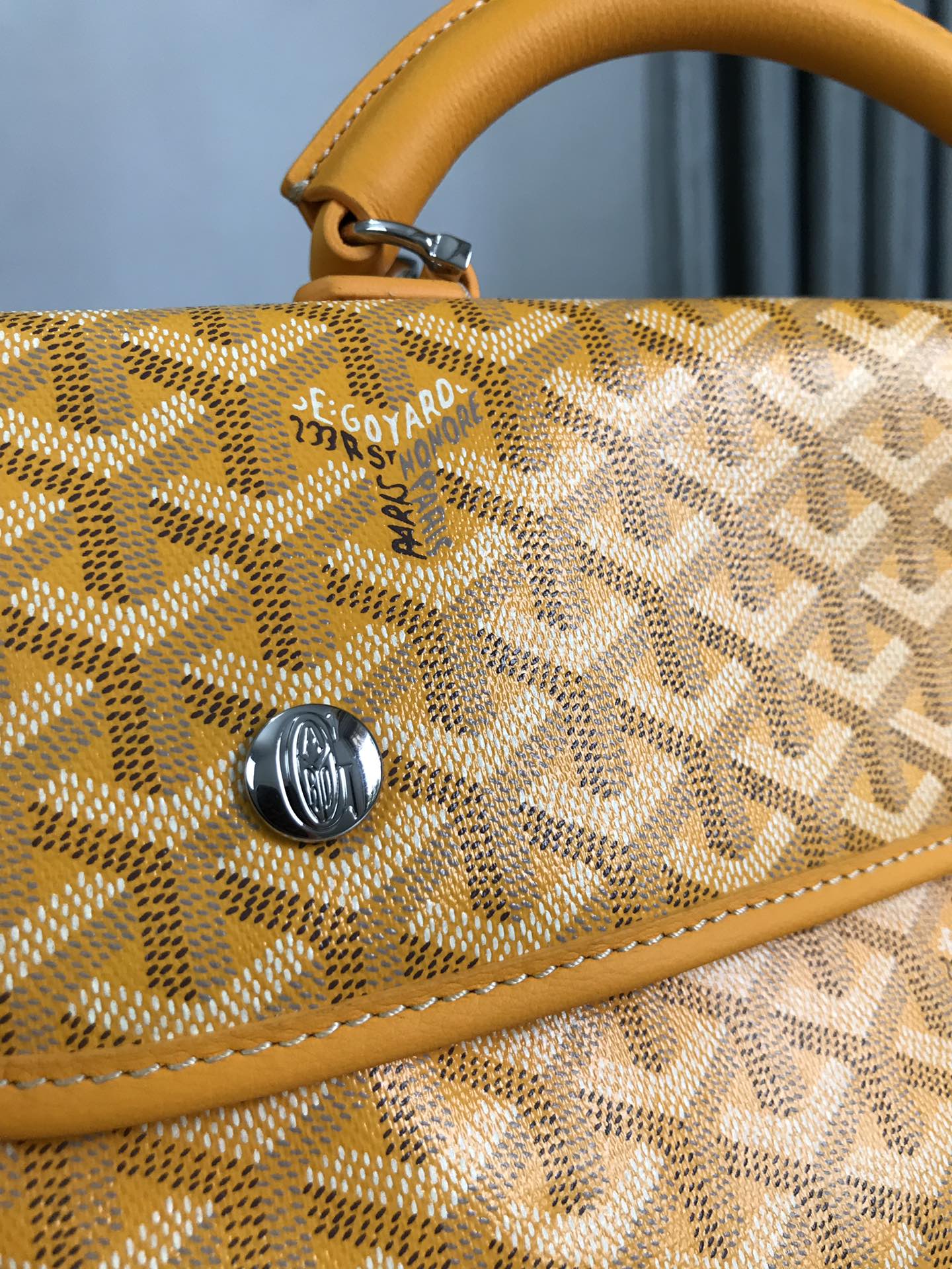 Goyard 2022 Goyardine Saint Leger Backpack - Yellow