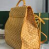 Goyard 2022 Goyardine Saint Leger Backpack - Yellow