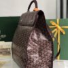 Goyard Goyardine Saint Léger Backpack - Burgundy Backpacks, Handbags - GOY3896