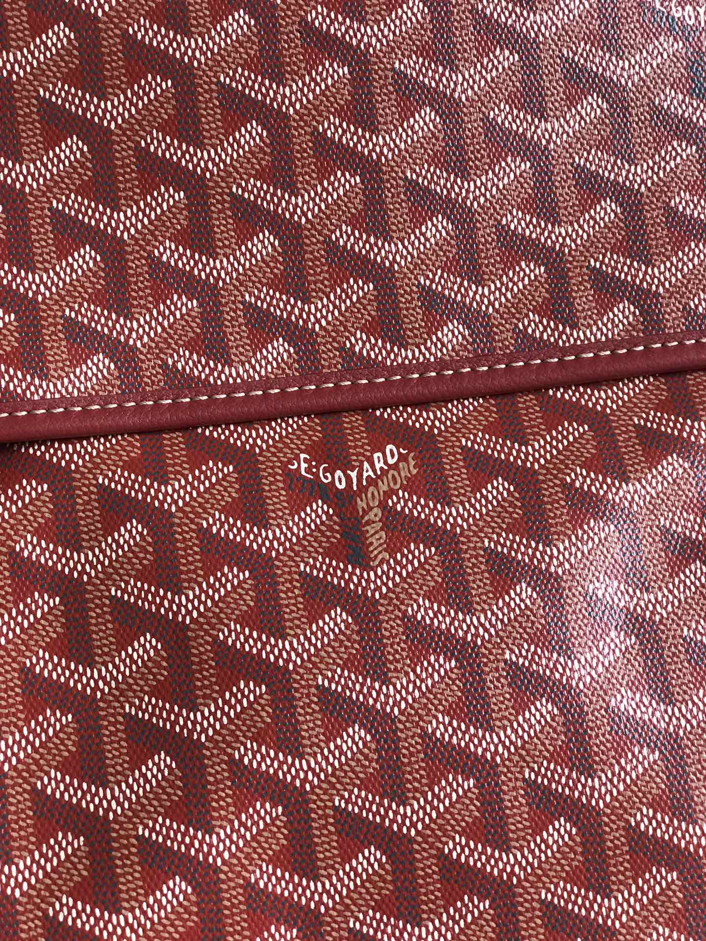 Goyard Goyardine Saint Leger Backpack - red