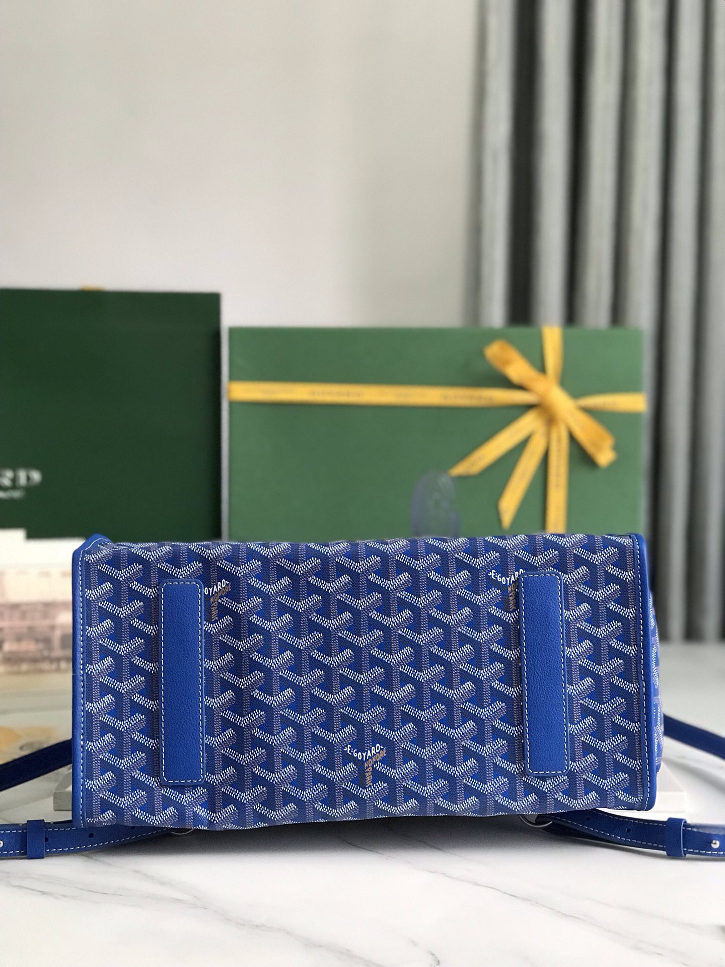 Goyard Goyardine Saint Leger Backpack - blue Backpacks,