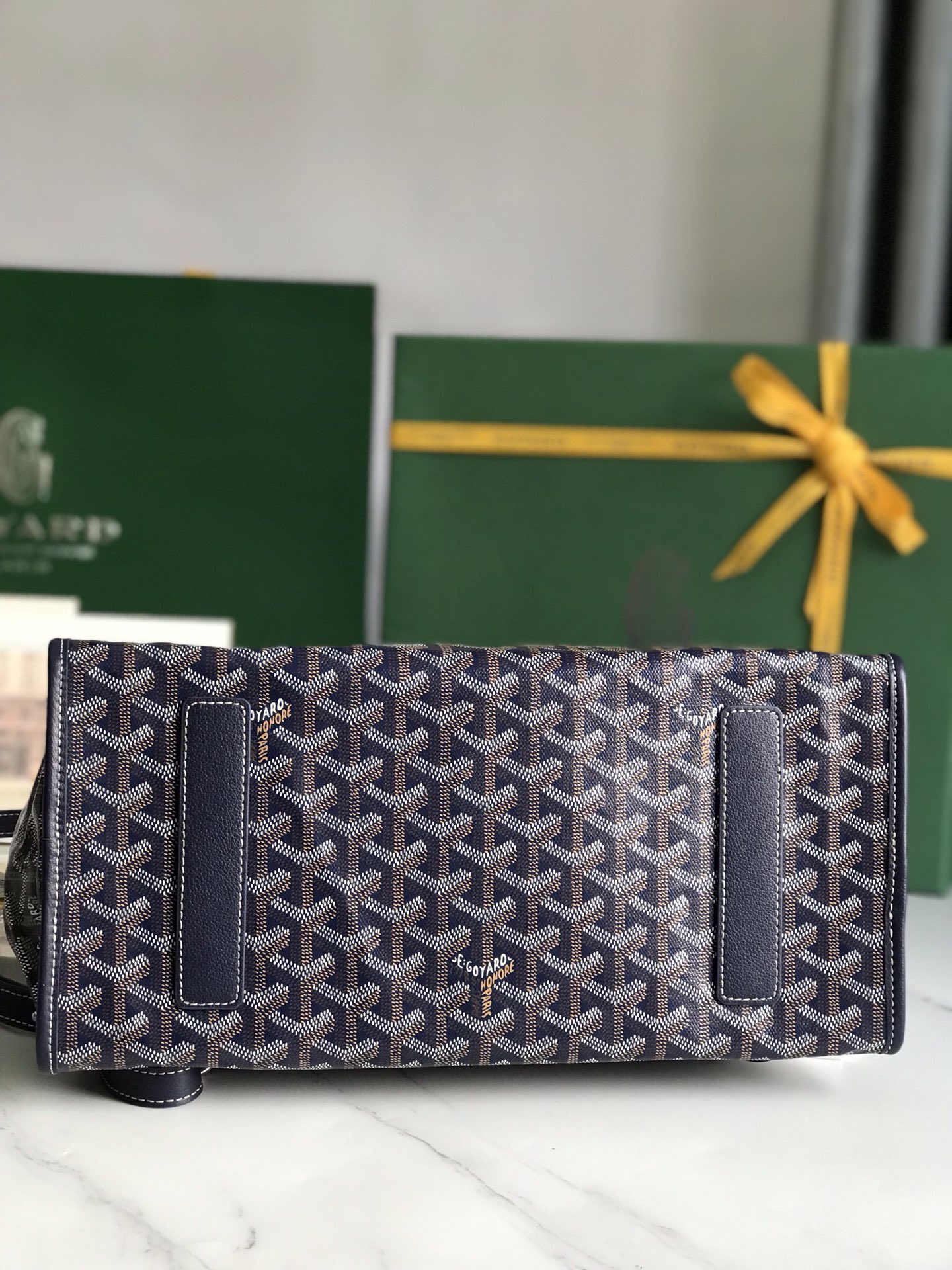 Goyard Goyardine Saint Leger Backpack - navy Backpacks,
