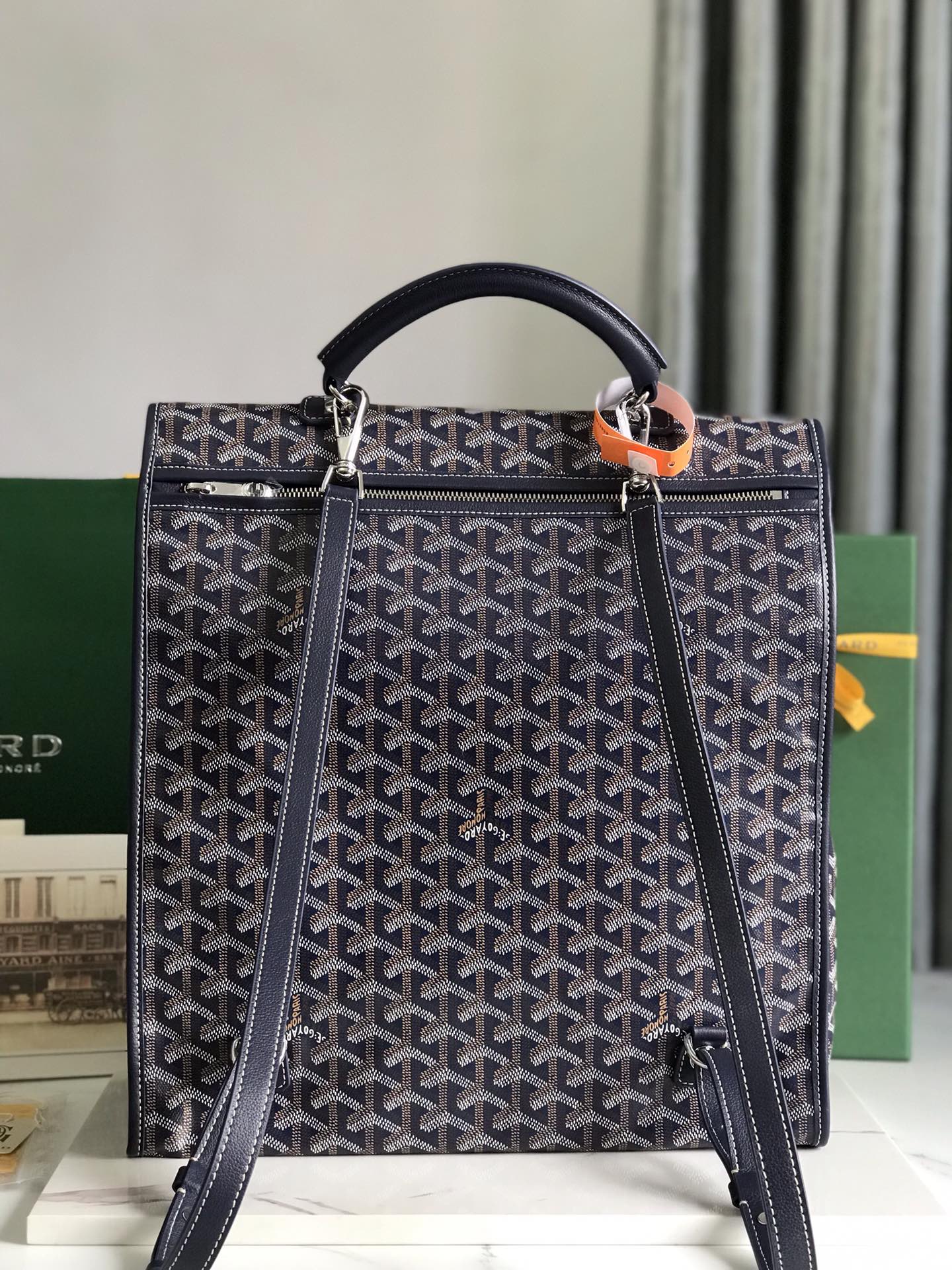 Goyard Goyardine Saint Leger Backpack - navy Backpacks,
