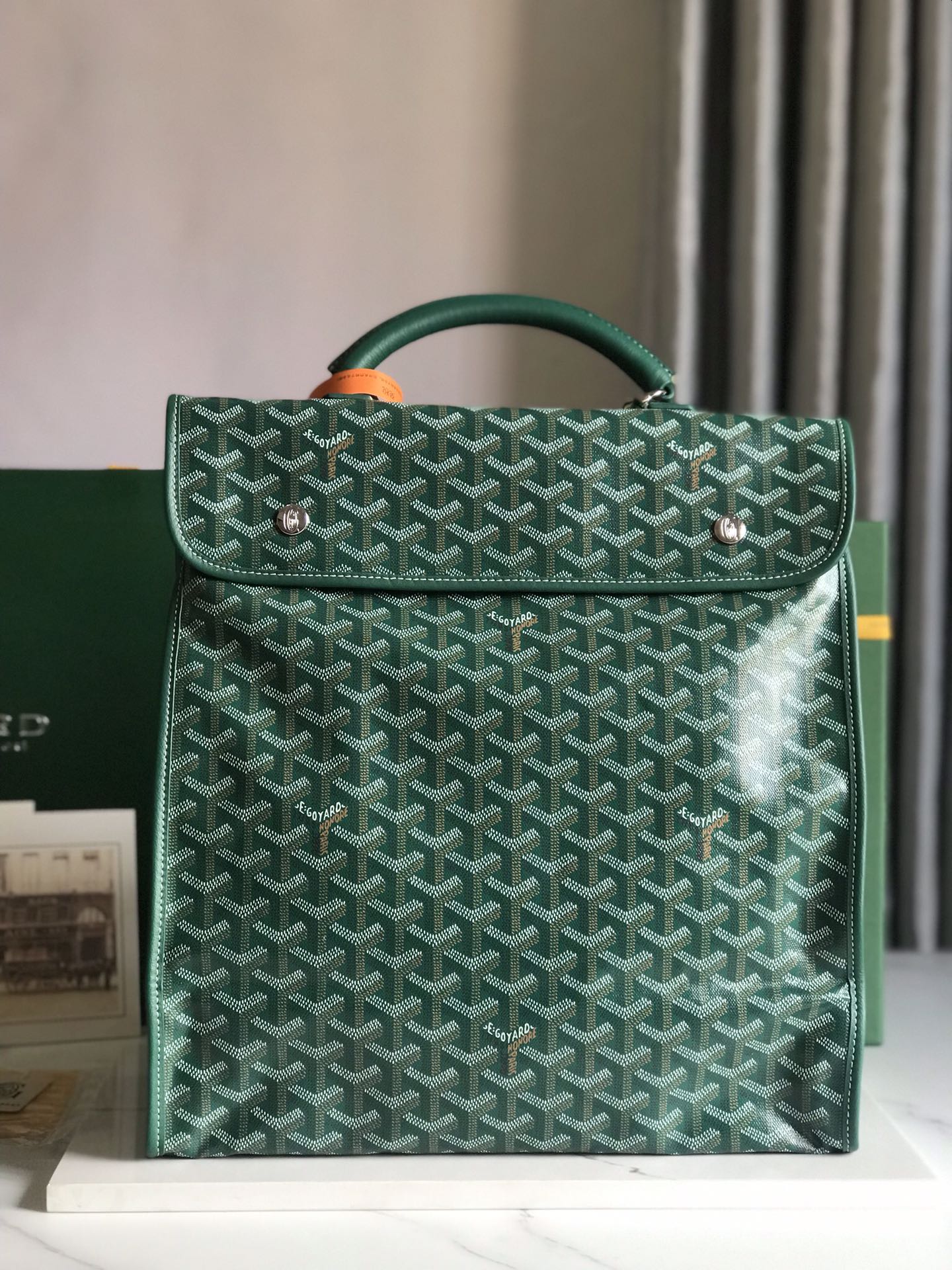 Goyard Goyardine Saint Leger Backpack – Green Backpacks,