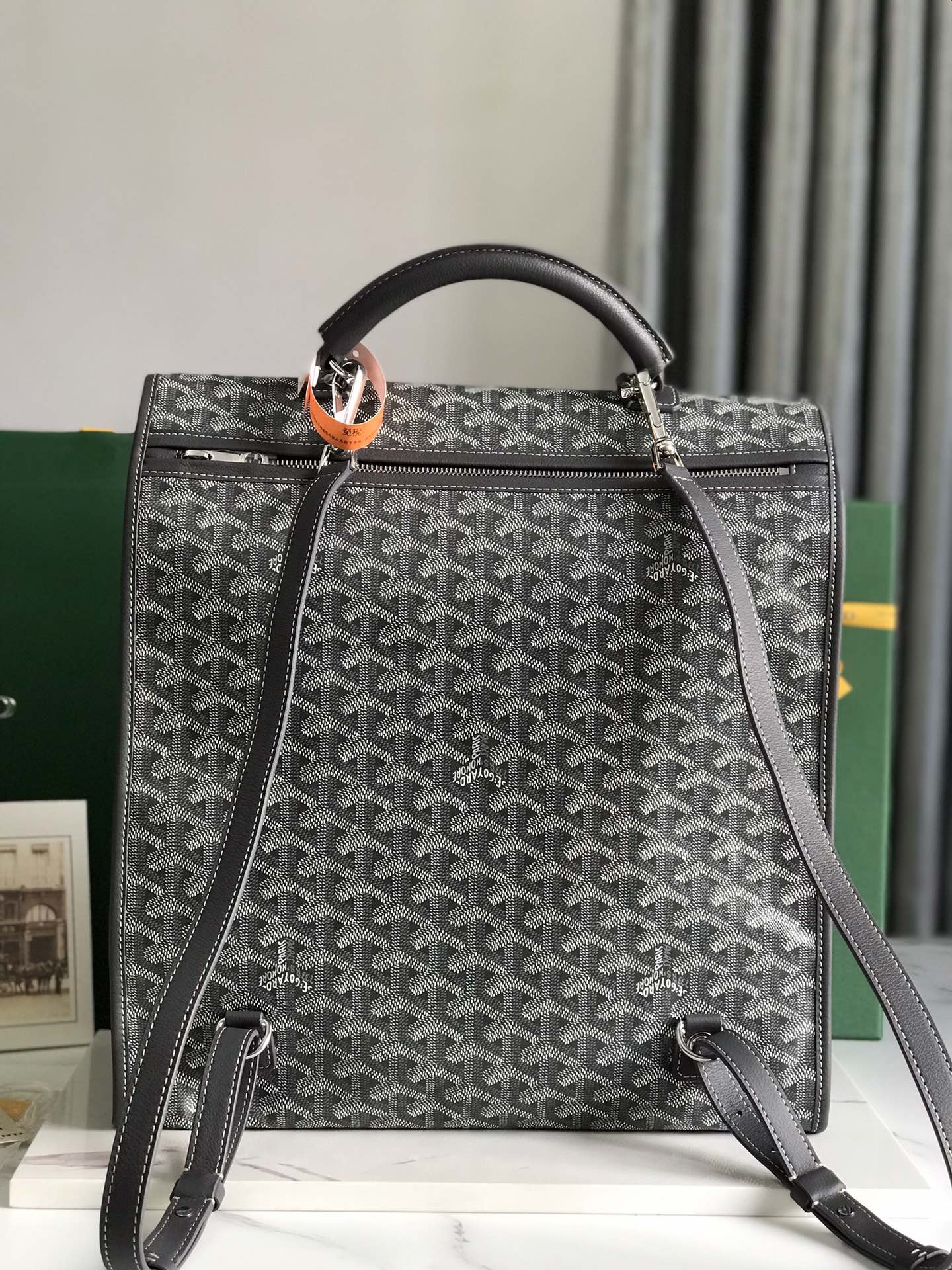 Goyard Goyardine Saint Leger Backpack - Grey Backpacks