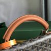 Goyard Black Tan Canvas Goyardine Saint-Leger