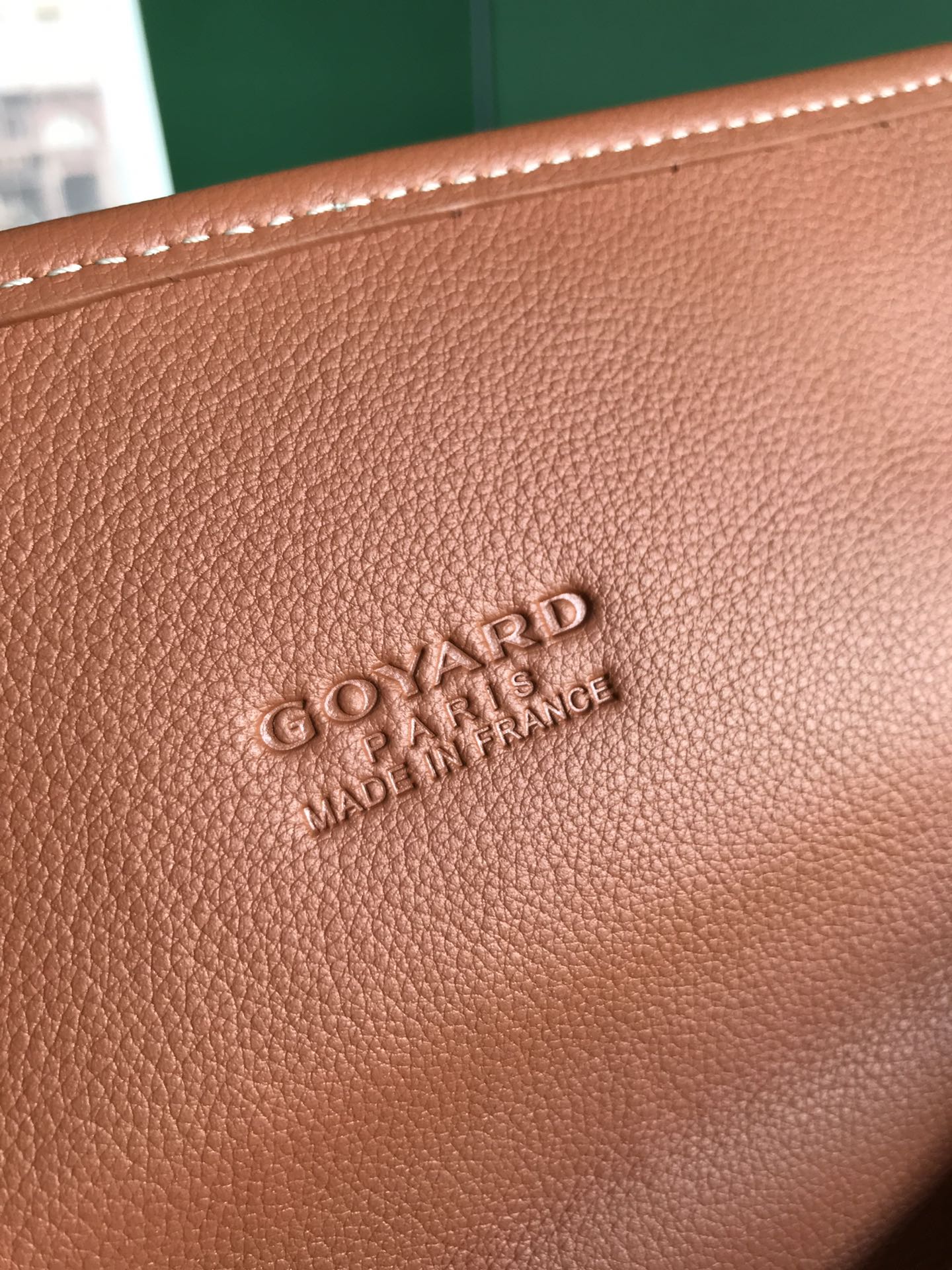 Goyard Black Tan Canvas Goyardine Saint-Leger