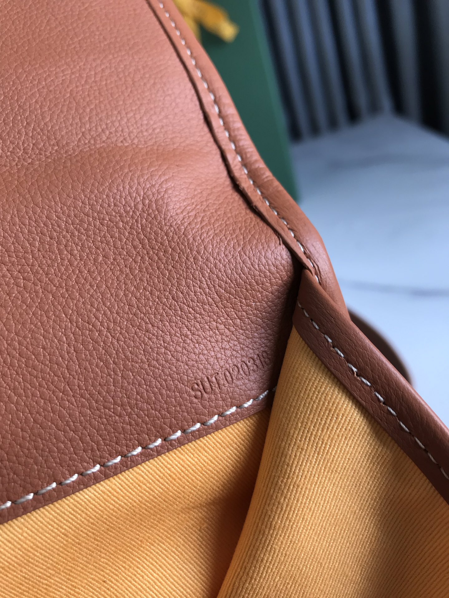 Goyard Black Tan Canvas Goyardine Saint-Leger