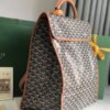 Goyard Black Tan Canvas Goyardine Saint-Leger