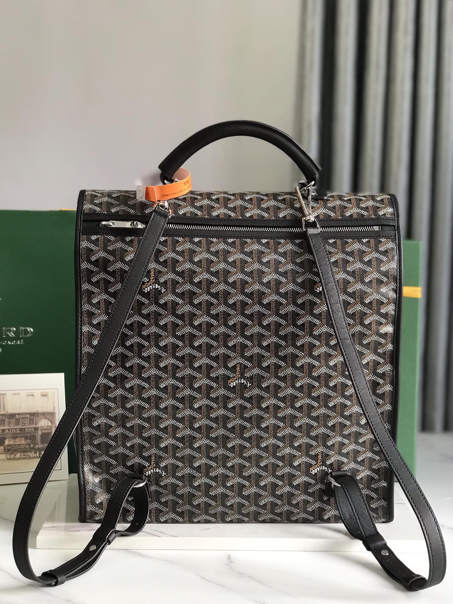 Goyard Saint Leger Backpack Black
