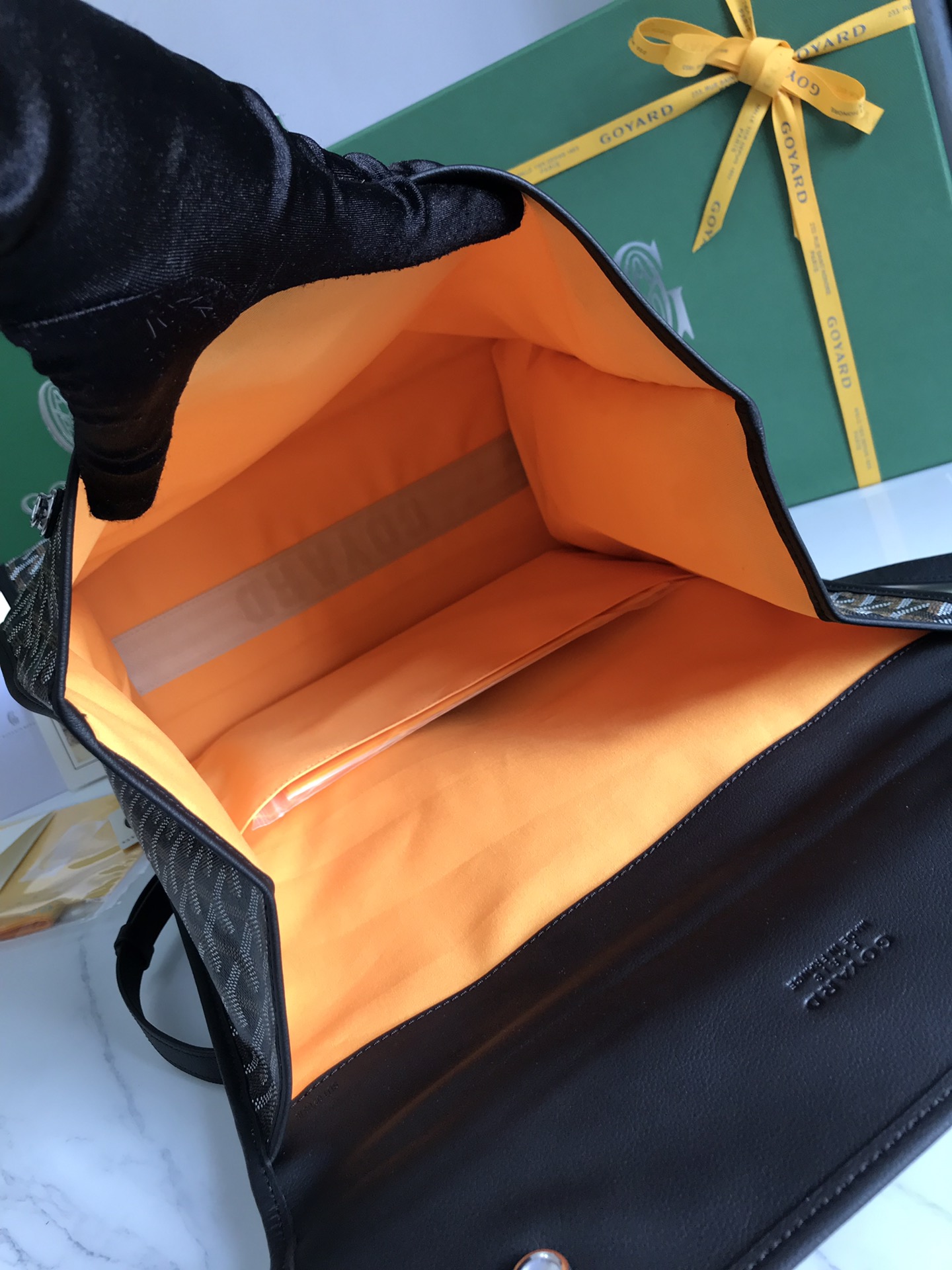 Goyard Saint Leger Backpack Black