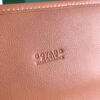 Goyard Saint Leger Backpack brown gray Tan logo dog book