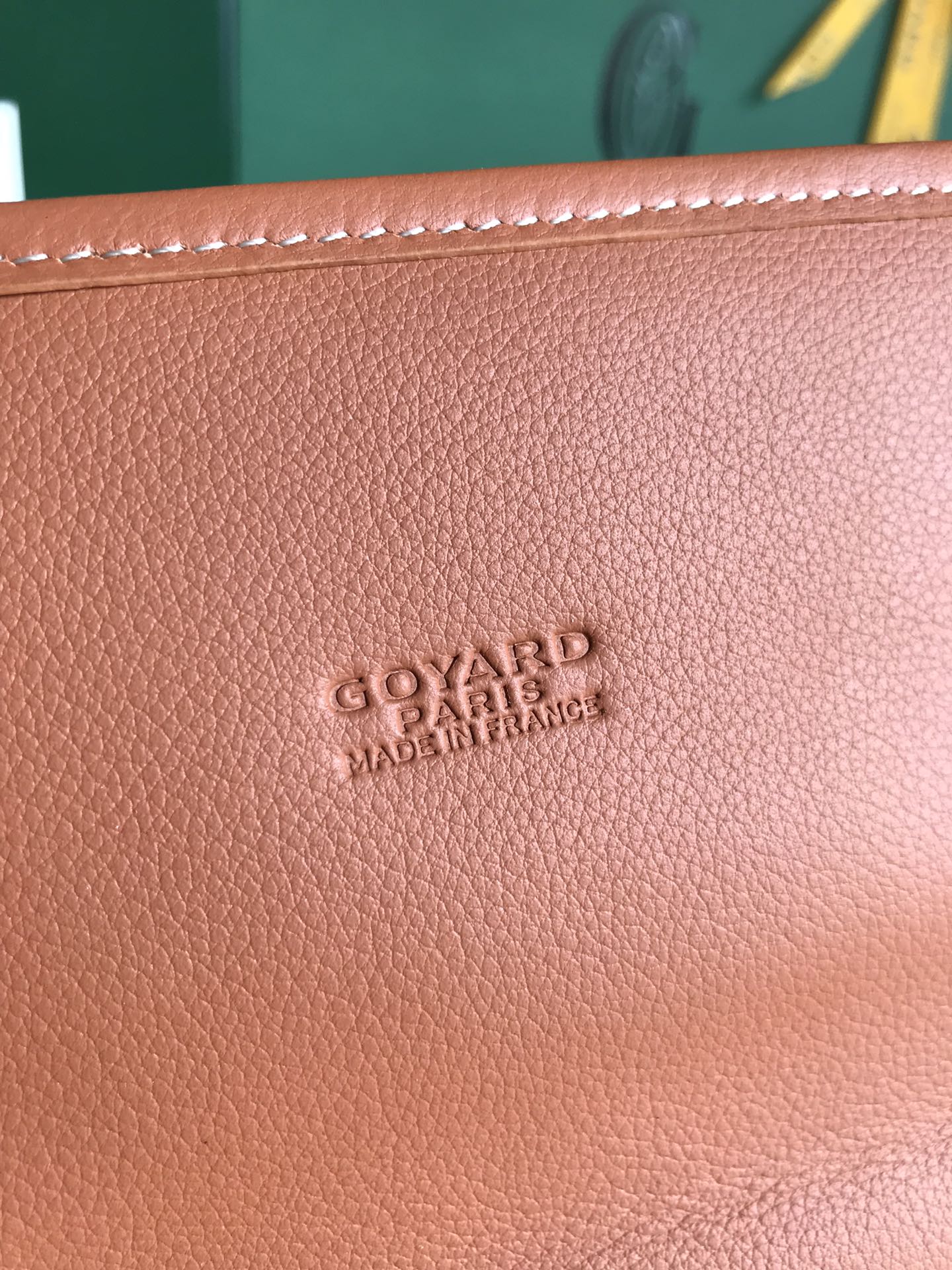 Goyard Saint Leger Backpack brown gray Tan logo dog book