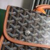 Goyard Saint Leger Backpack brown gray Tan logo dog book